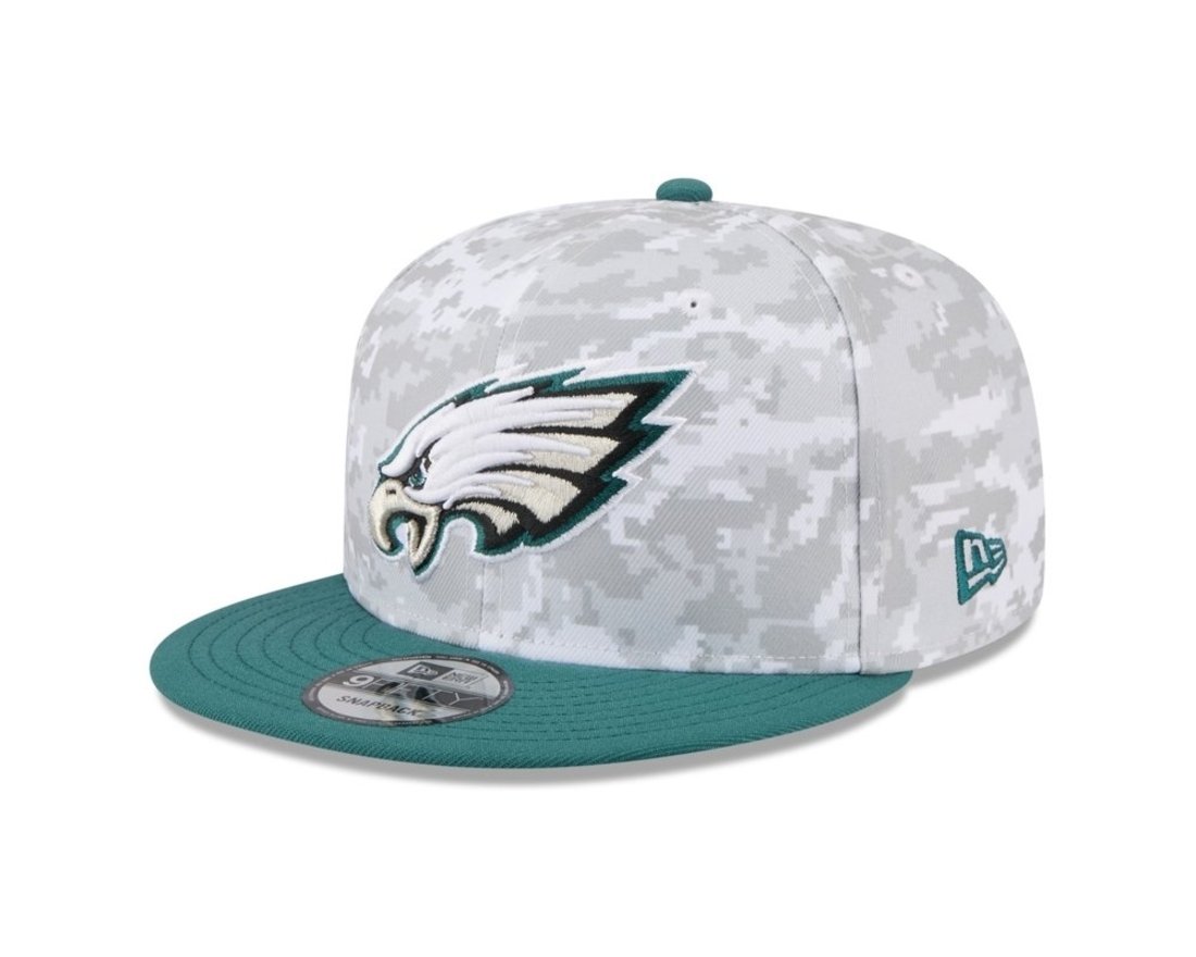 Bone New Era 9FIFTY Philadelphia Eagles NFL Salute Service 2025 Militar