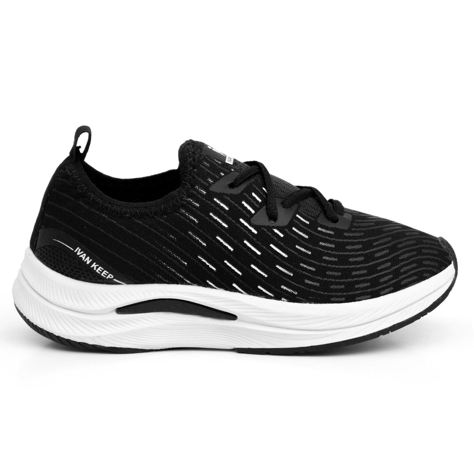 Vista 3 Tênis Feminino Academia Caminhada treino Corrida Casual ÉPICO CALÇADOS preto ÉPICO CALÇADOS preto