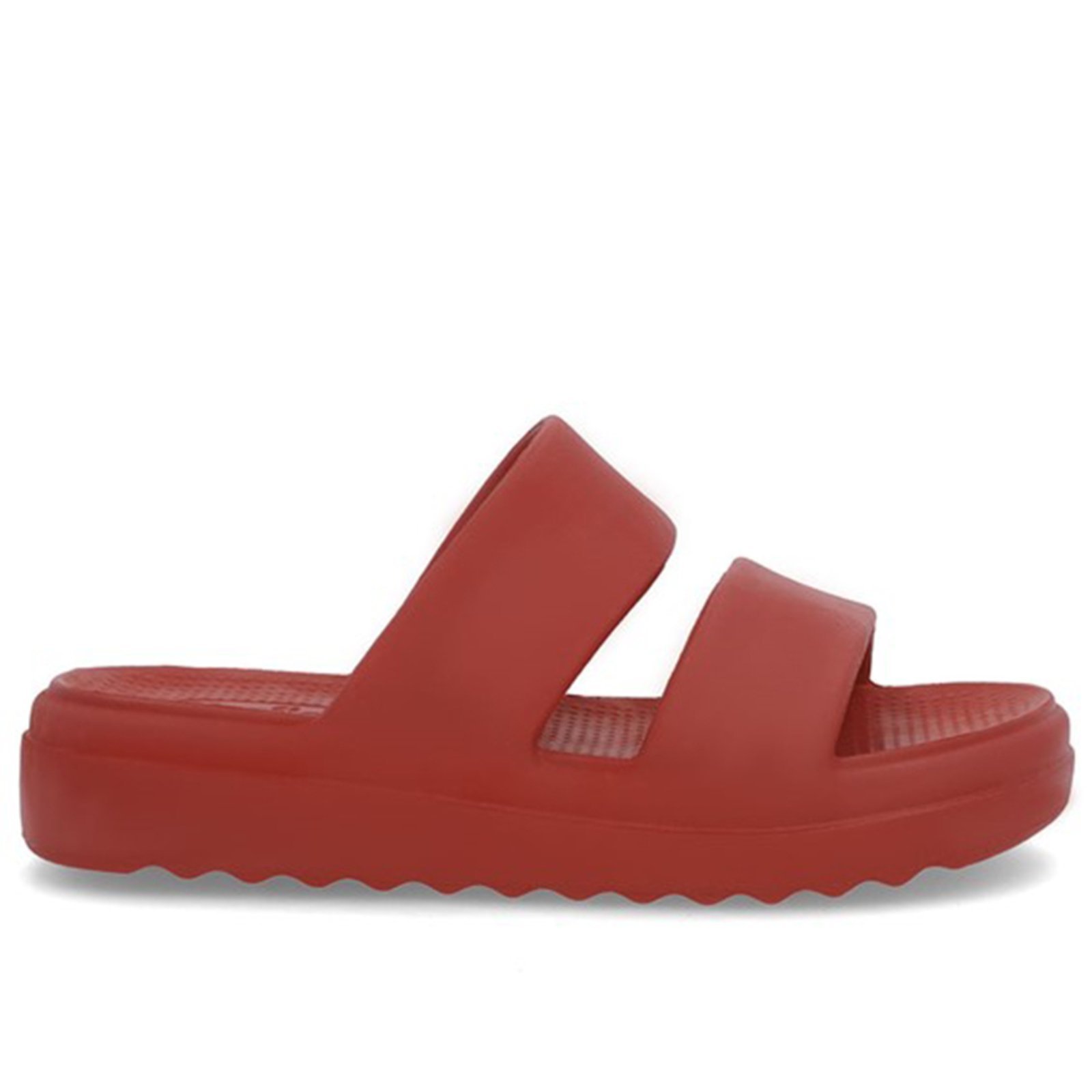 Chinelo Slide Usaflex Poofy Plataforma Feminino Terracota – 005