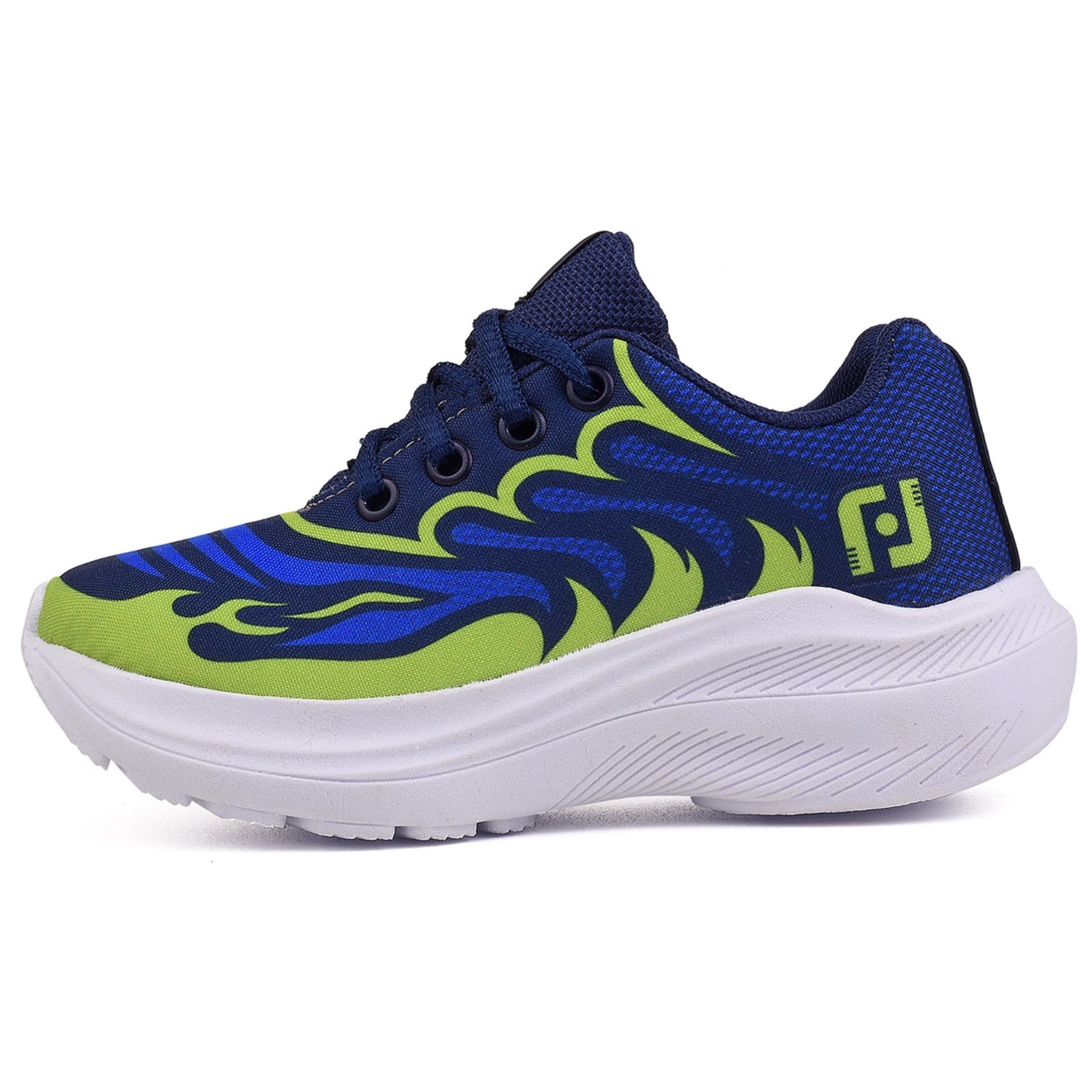 Vista 3 Infantil - Tenis Meninos Casual Marinho e + Chinelo Óculos e Relógio CALCADOS LGHT LIGHT verde CALCADOS LGHT LIGHT verde