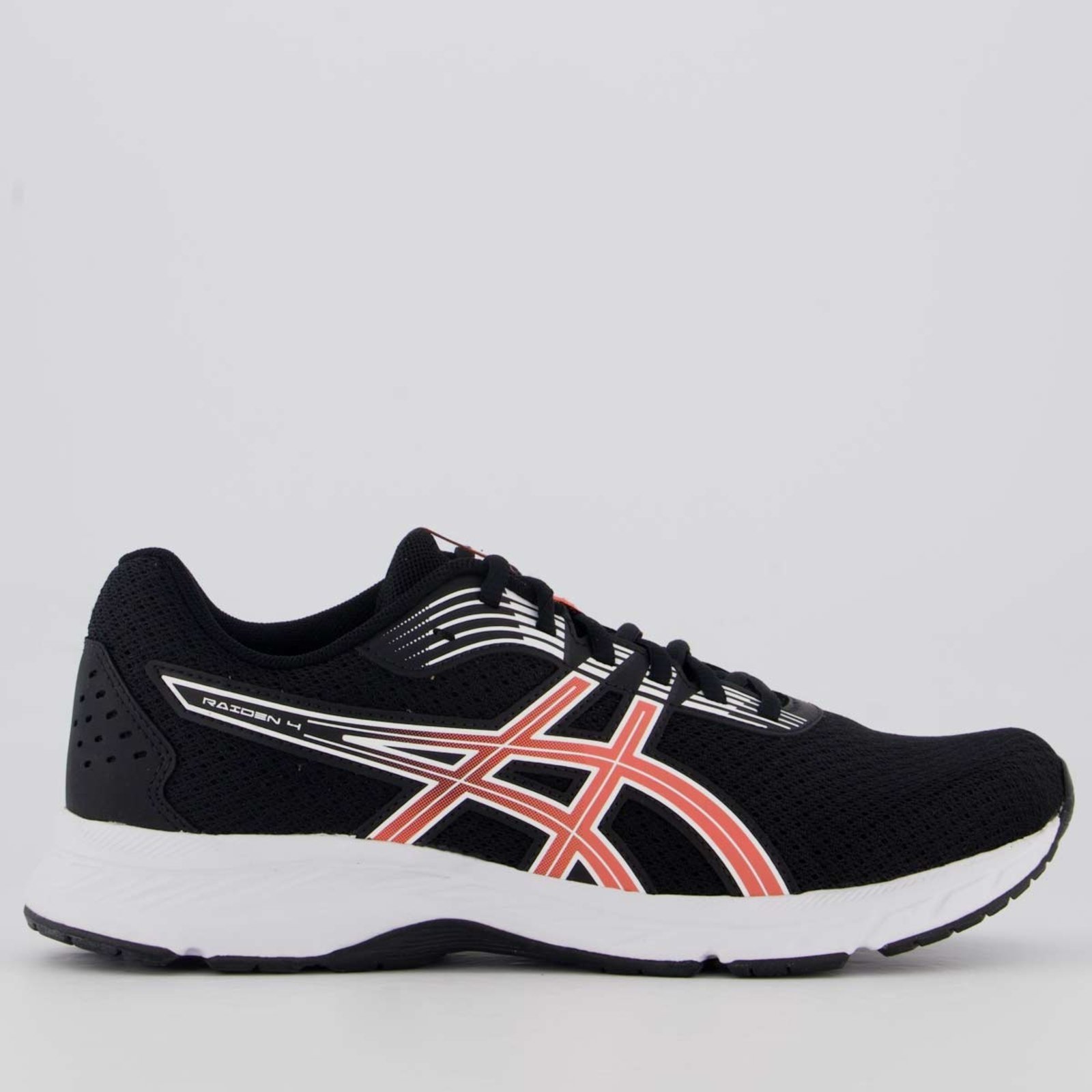 Tênis Asics Raiden 4 Preto e Branco