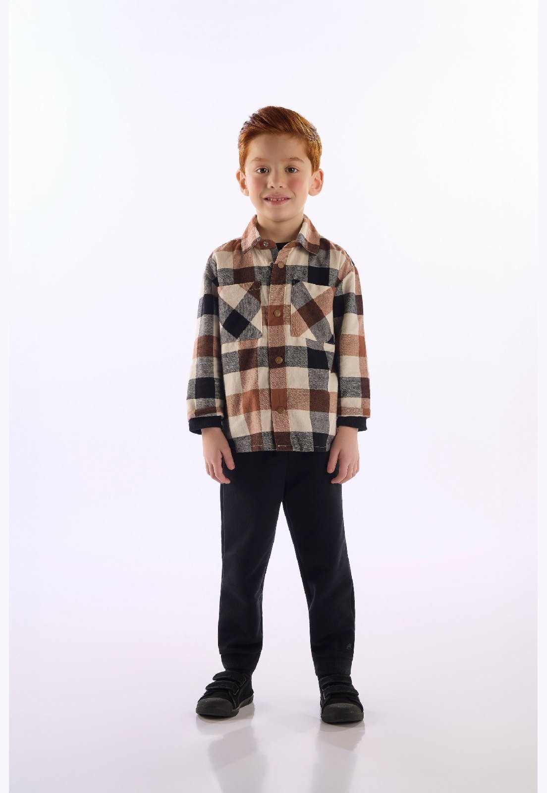 Infantil - Jaqueta Flanelada Xadrez Up Baby Verde