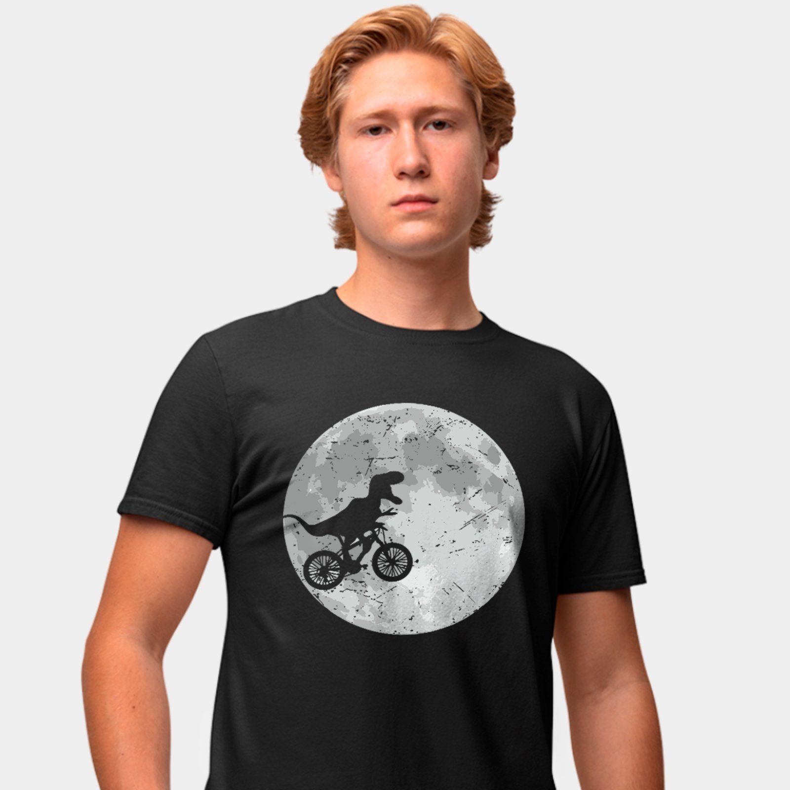 Camisa Camiseta Genuine Grit Masculina Estampada Algodão 30.1 ET Dinossauro – G – Preto