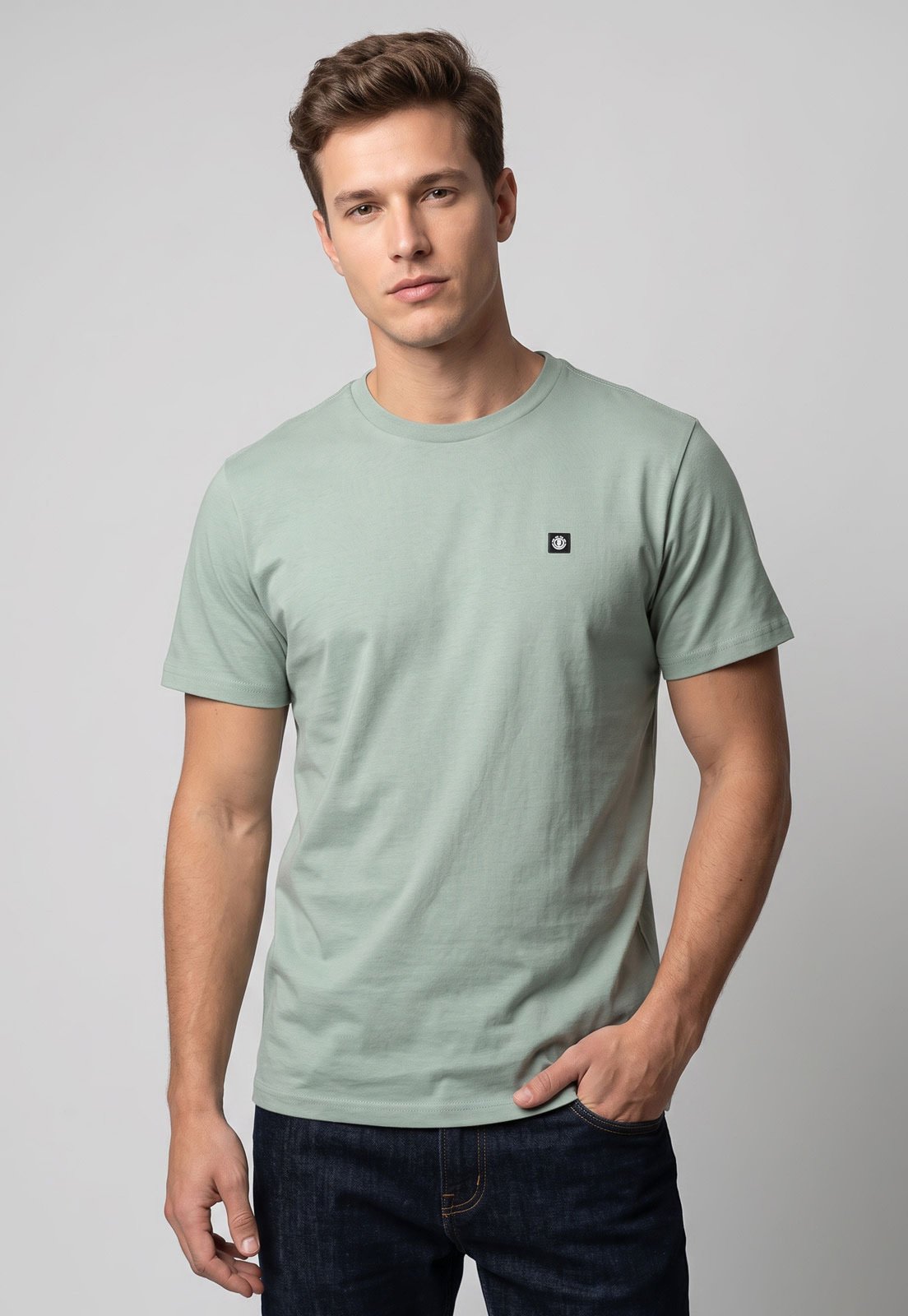 Camiseta Masculina Element Mini Transfer Verde