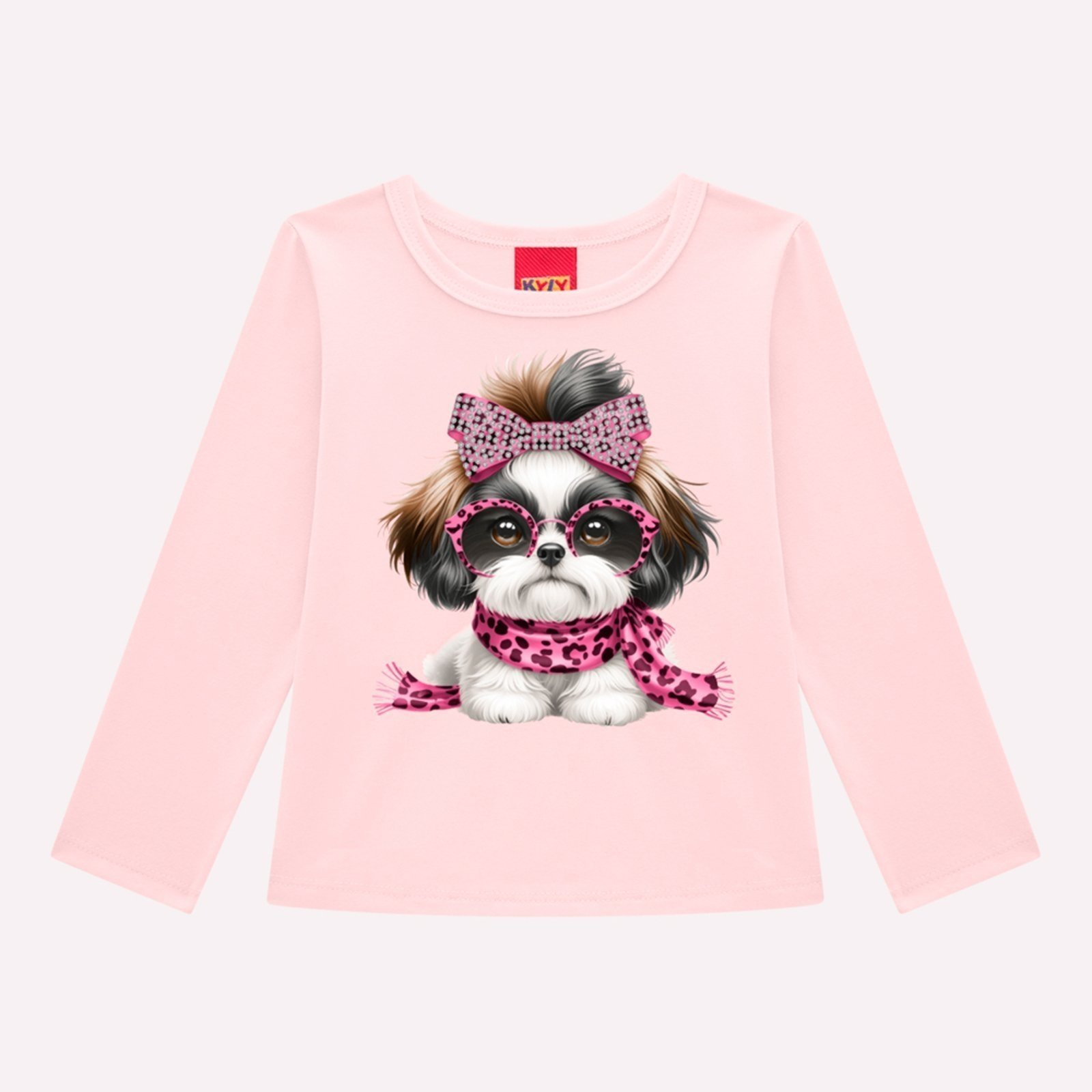 Infantil - Blusa Menina Cachorrinho Kyly