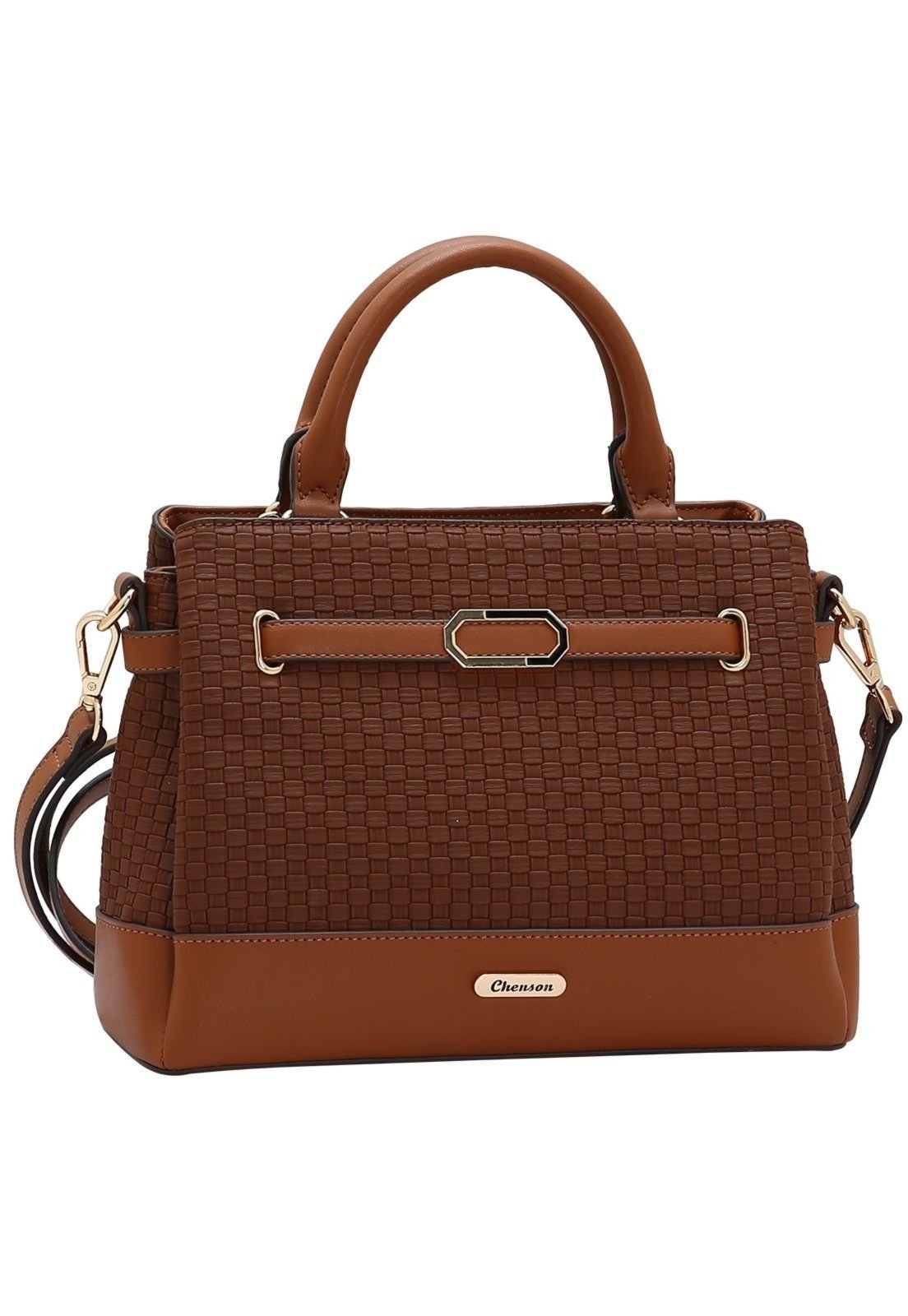 Vista 2 Bolsa Feminina Chenson Duo Colors 3485265 café Chenson café