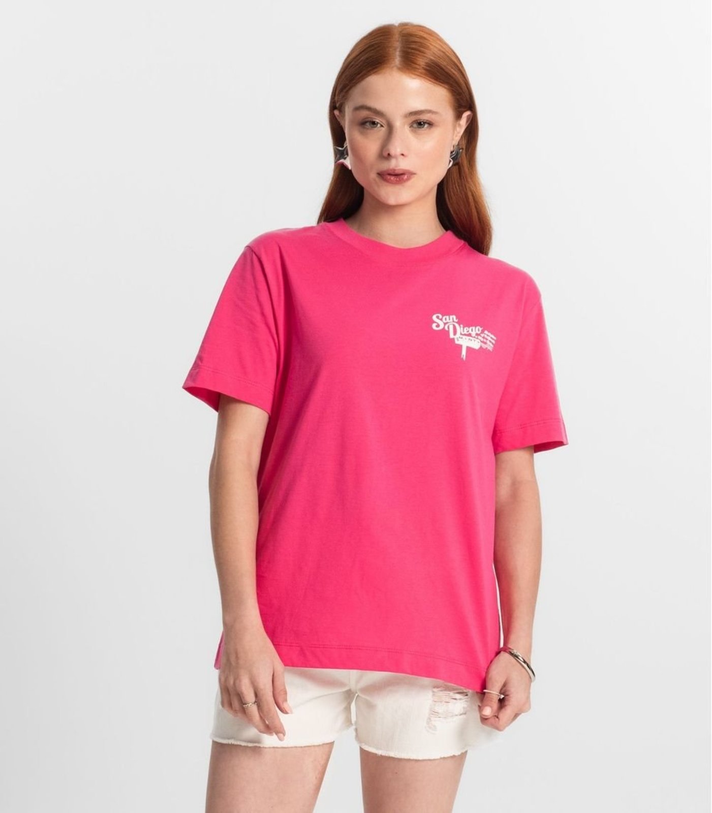 Infantil - T-Shirt Juvenil Feminina Minty Rosa