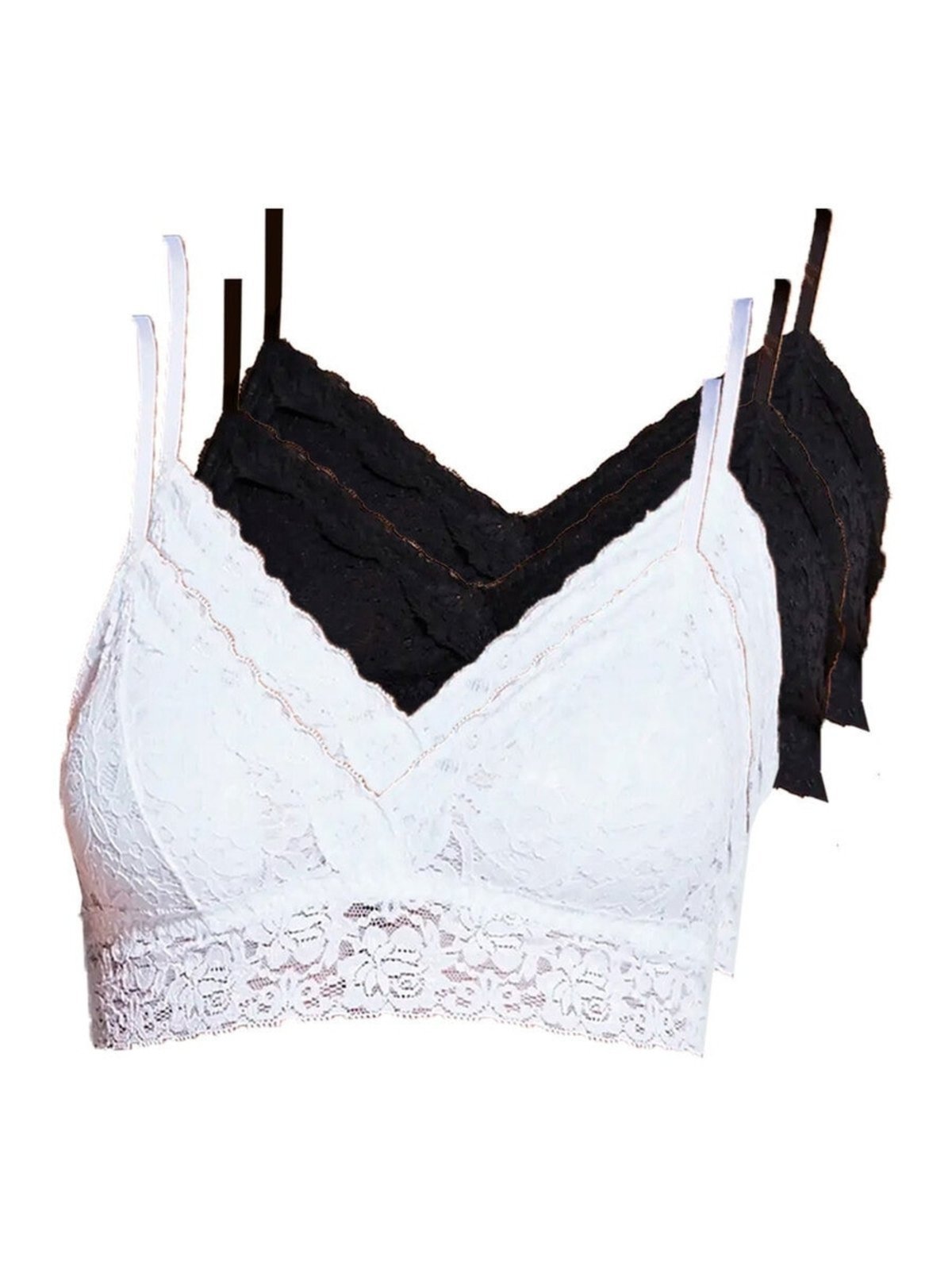 Kit com 4 Top sem Aro com Bojo Removível Hope L12273 Branco