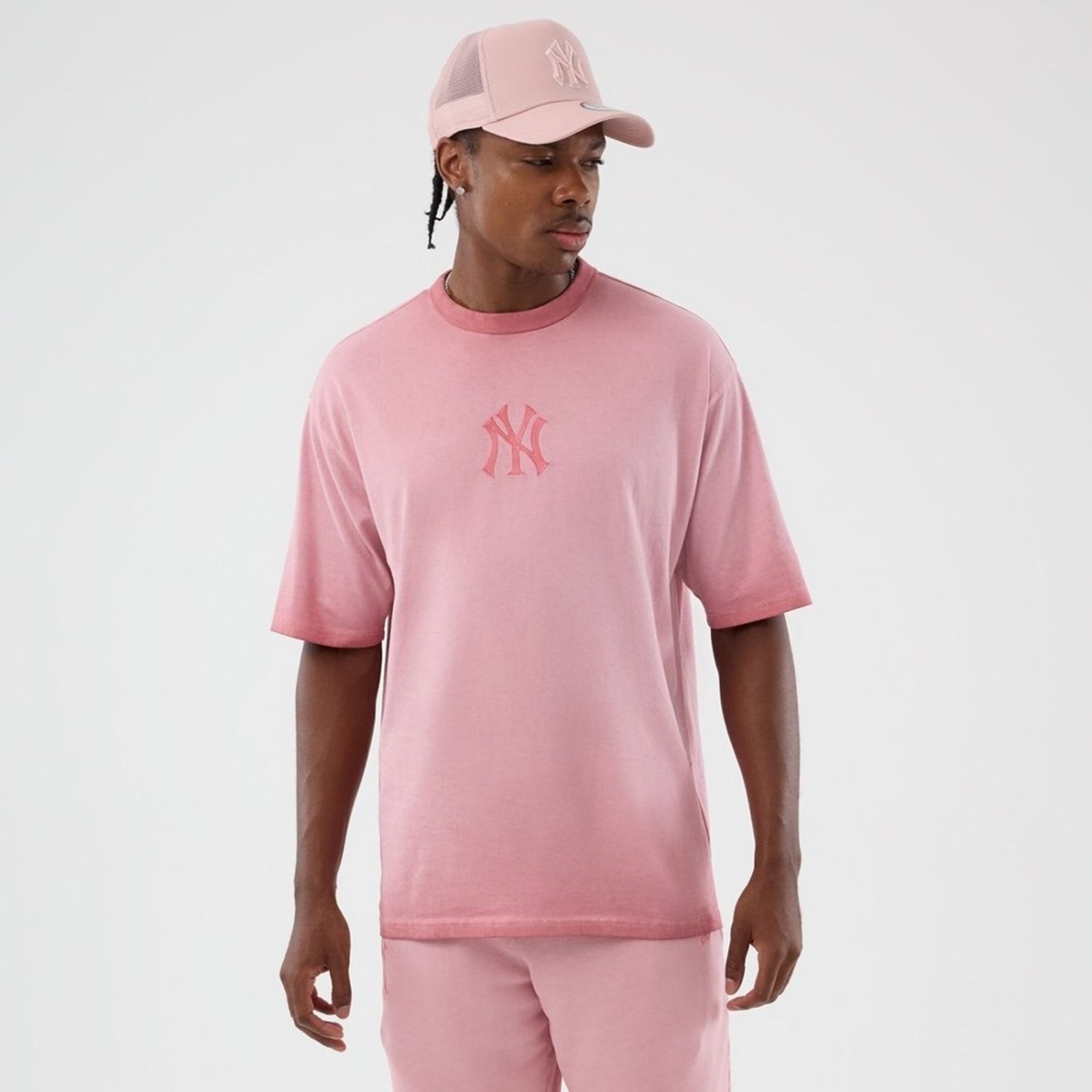 Camiseta New Era Regular New York Yankees Rosa