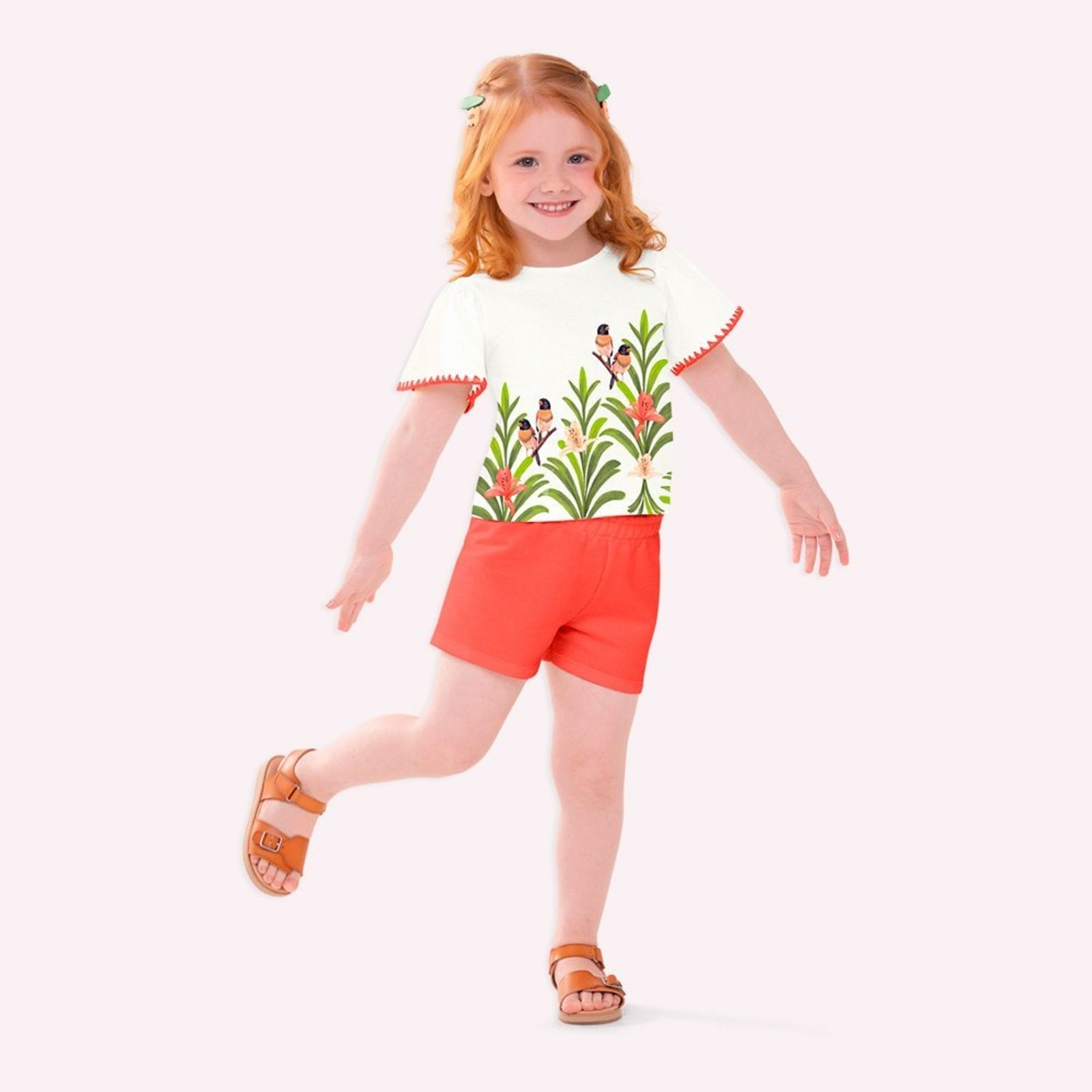 Infantil - Conjunto Menina com Ponto Concha Nanai