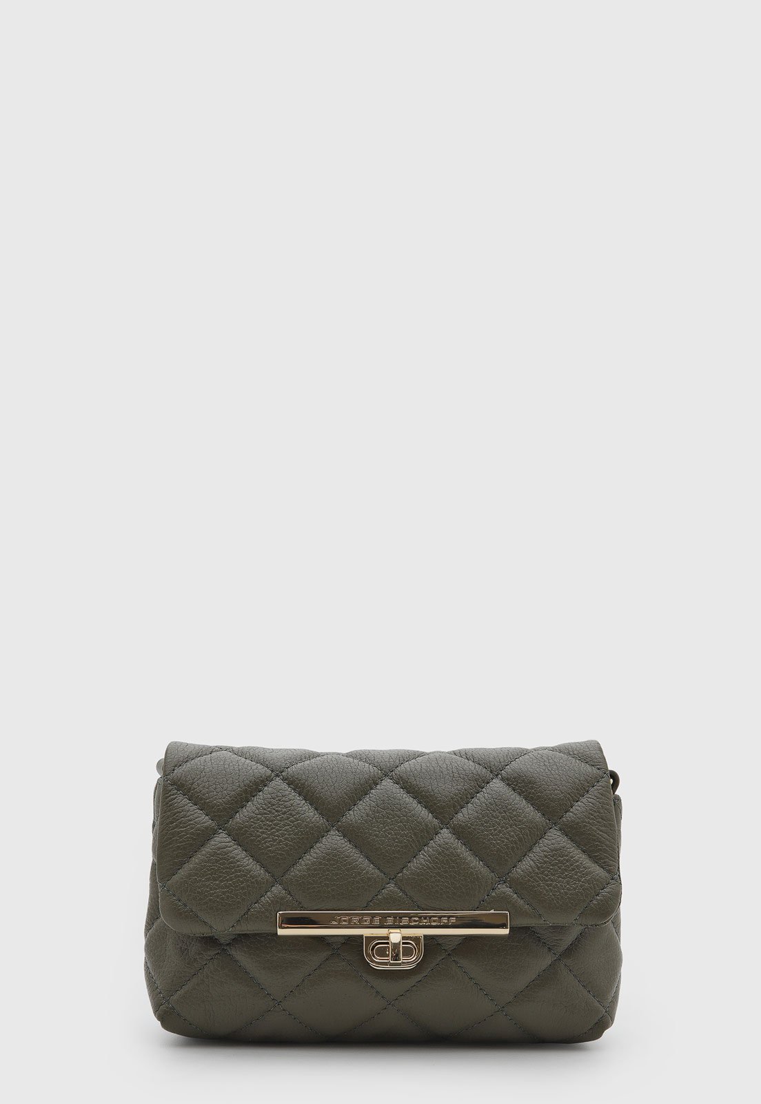 Bolsa Feminina Jorge Bischoff Pequena Couro Verde