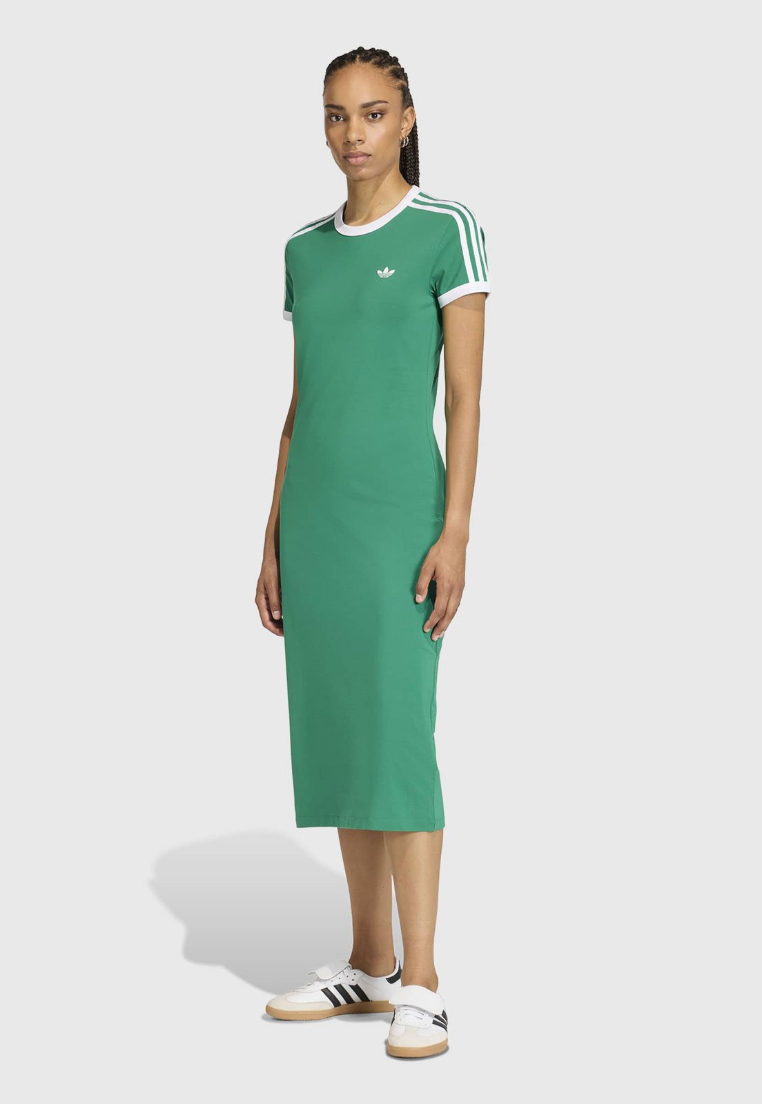 Vestido Feminino adidas Originals 3S Verde
