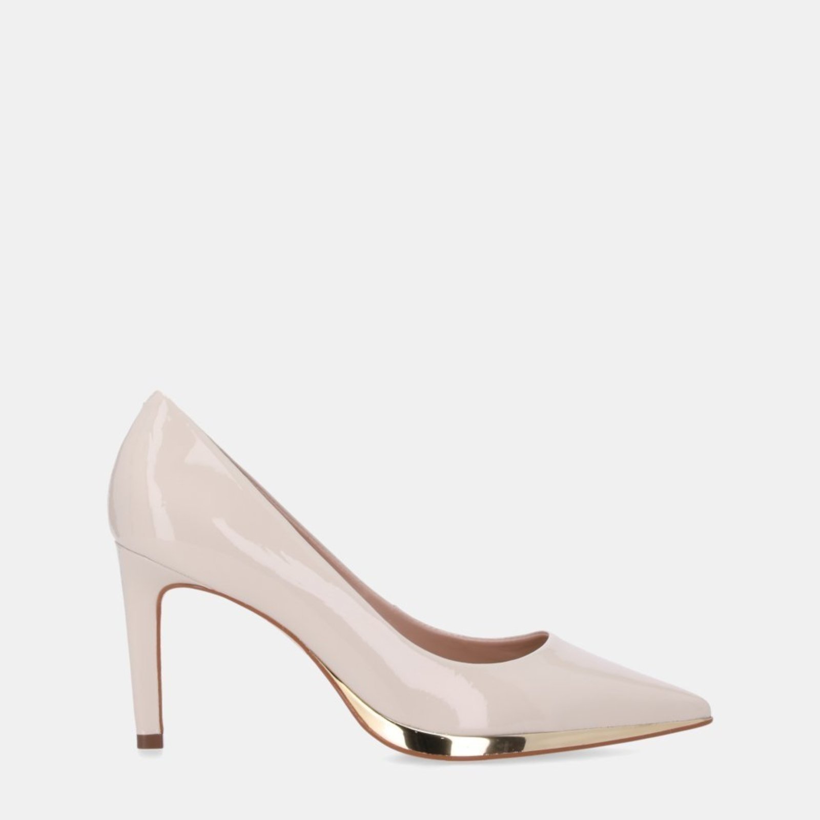 Vista 2 Scarpin Couro Luz da Lua - 80220002 Luz Da Lua Off-white off-white white Luz Da Lua off-white white