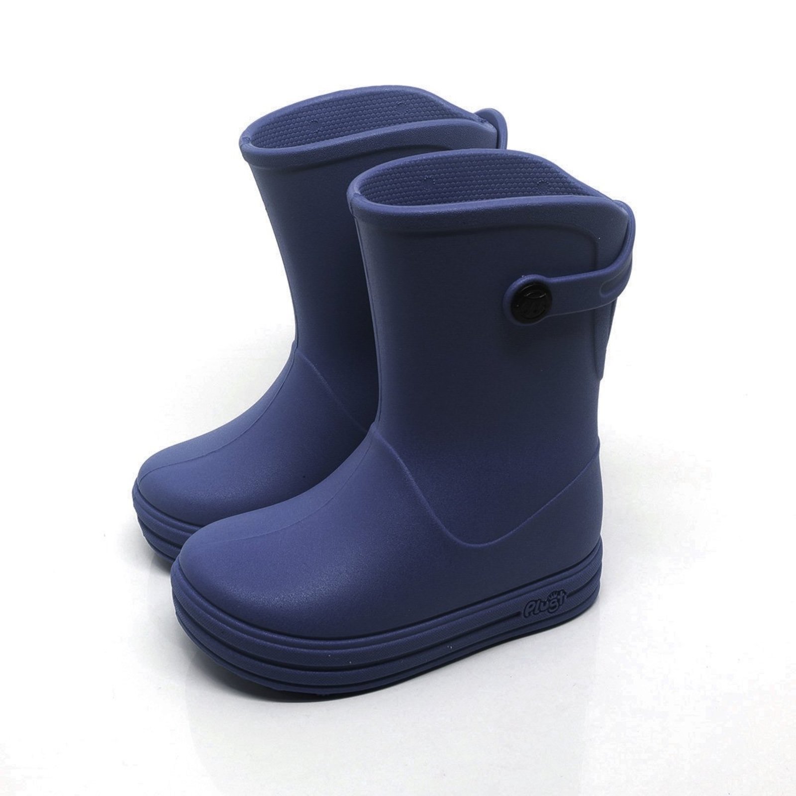 Infantil - Galocha Acqua Básica Lisa Plugt Menino Azul Marinho