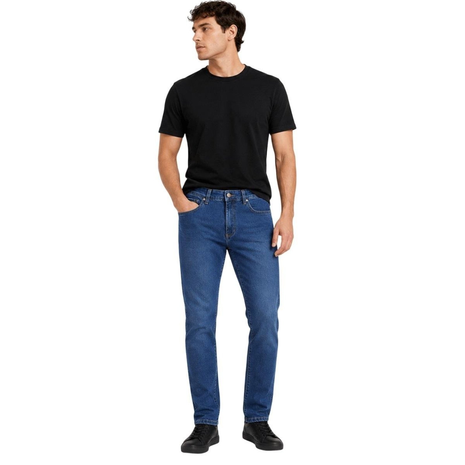 Calça Masculina Casual Slim Max Denim Premium 12140 Jeans