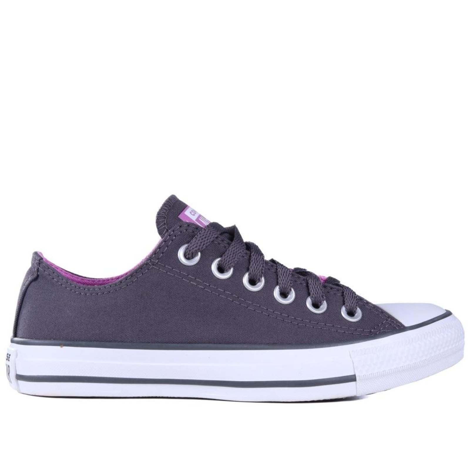 Tênis Feminino Chuck Taylor com Cadarço Converse Ct30140007 Cinza Incolor