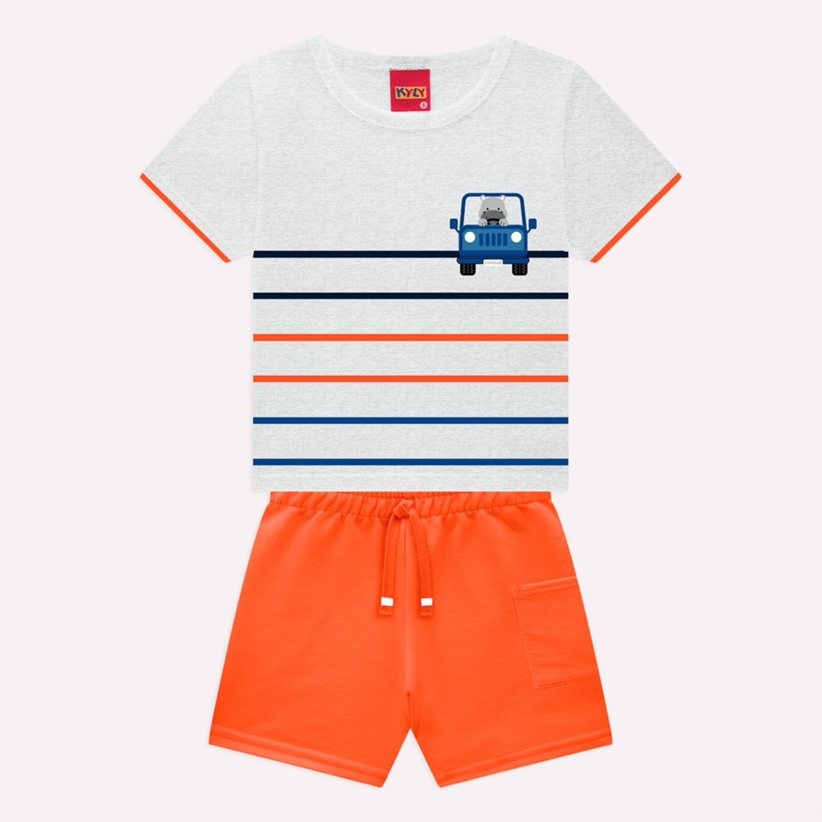 Infantil - Conjunto Menino Listras Kyly