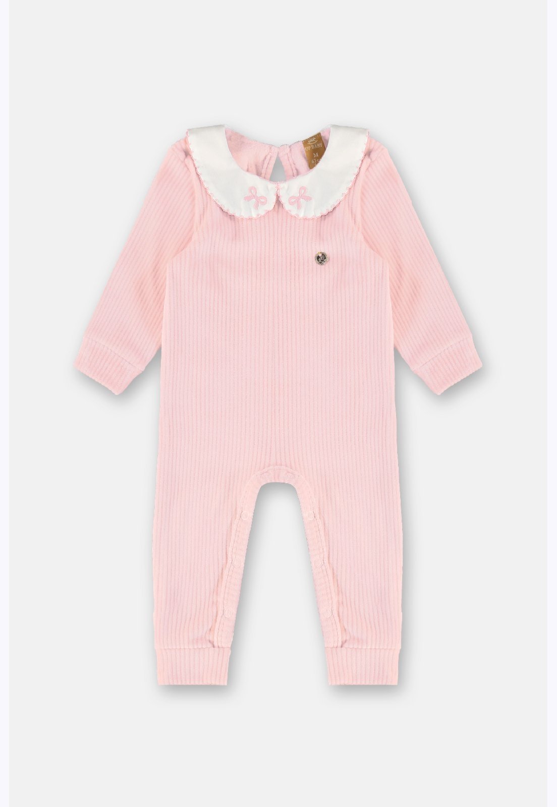 Infantil - Macacão Malha Canelada Up Baby Branco