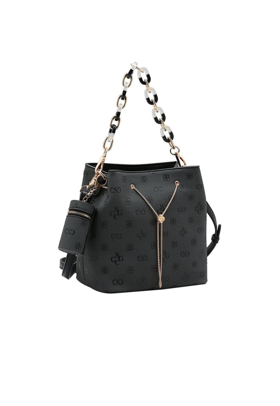 Bolsa Feminina Chenson Monograma Atemporal 3485415 Preto