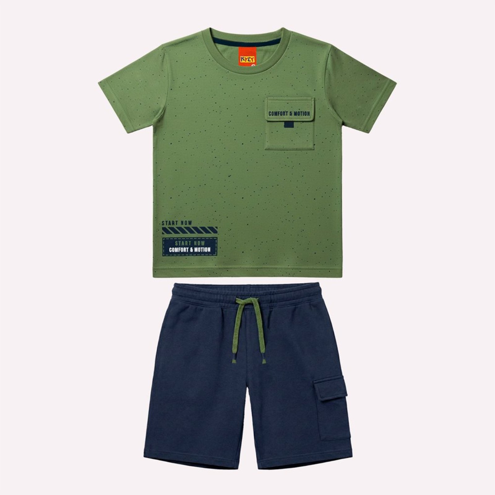 Infantil - Conjunto Menino Lettering Kyly