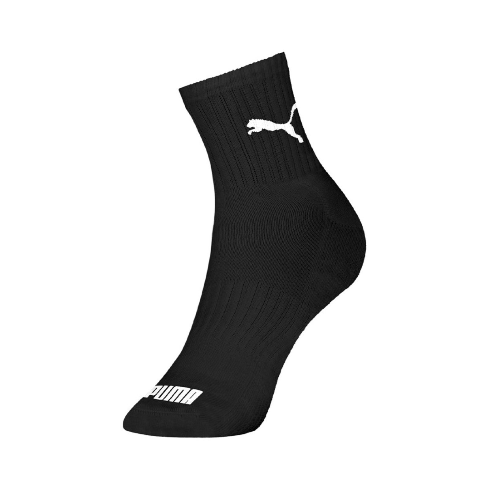 Vista 3 Kit 3 Pares De Meias Puma Masculinas Sapatilhas Cano Médio 4530 branco branco
