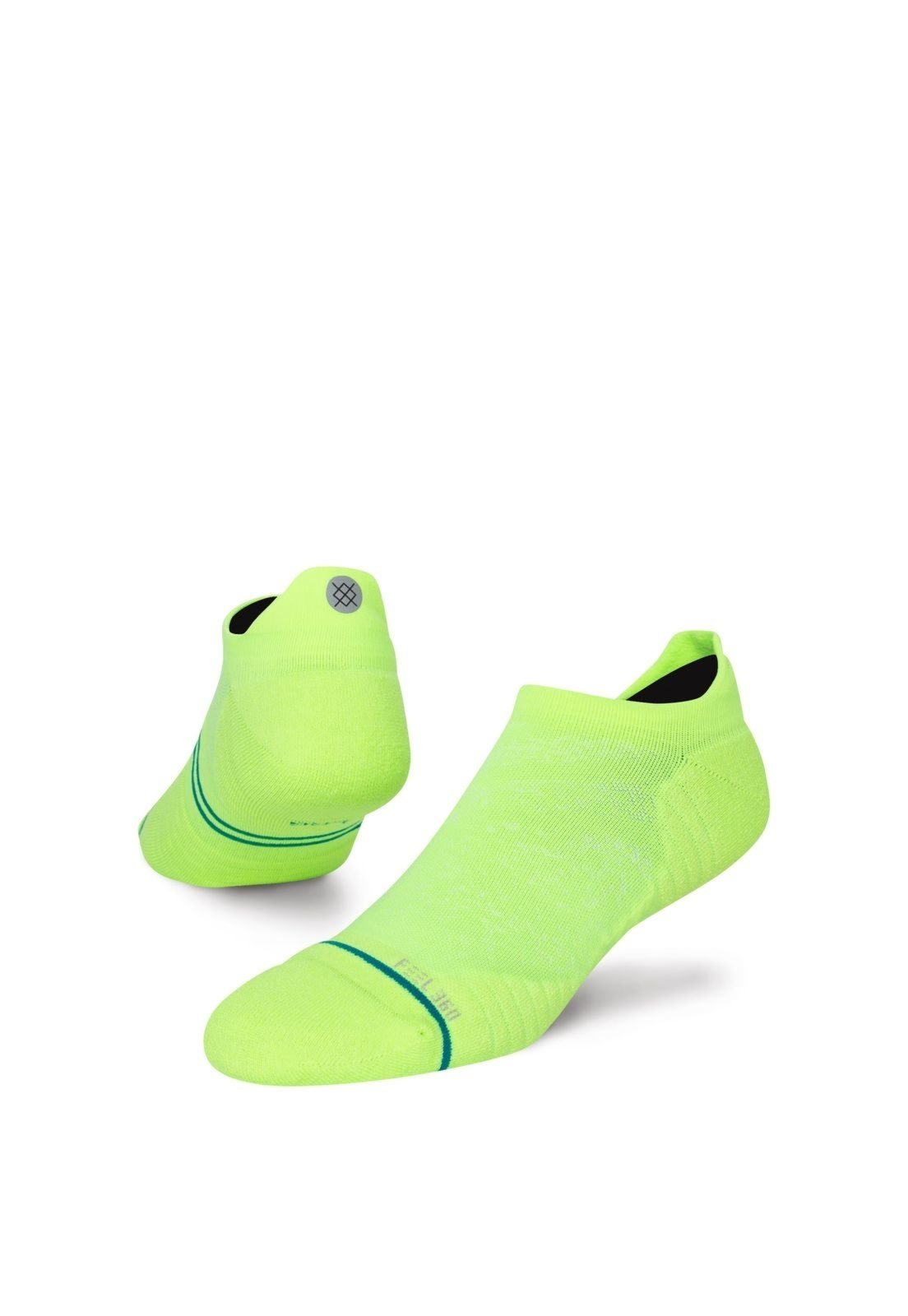 Meia Stance Run Light Tab Verde Limão