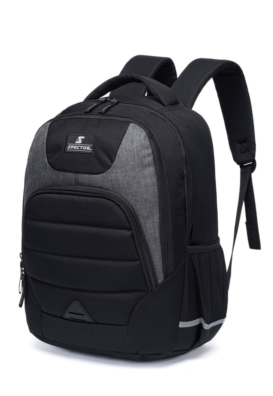 Vista 3 Infantil - Mochila Bolsa Masculina Spector Trabalho Escolar Reforçada preto Spector preto