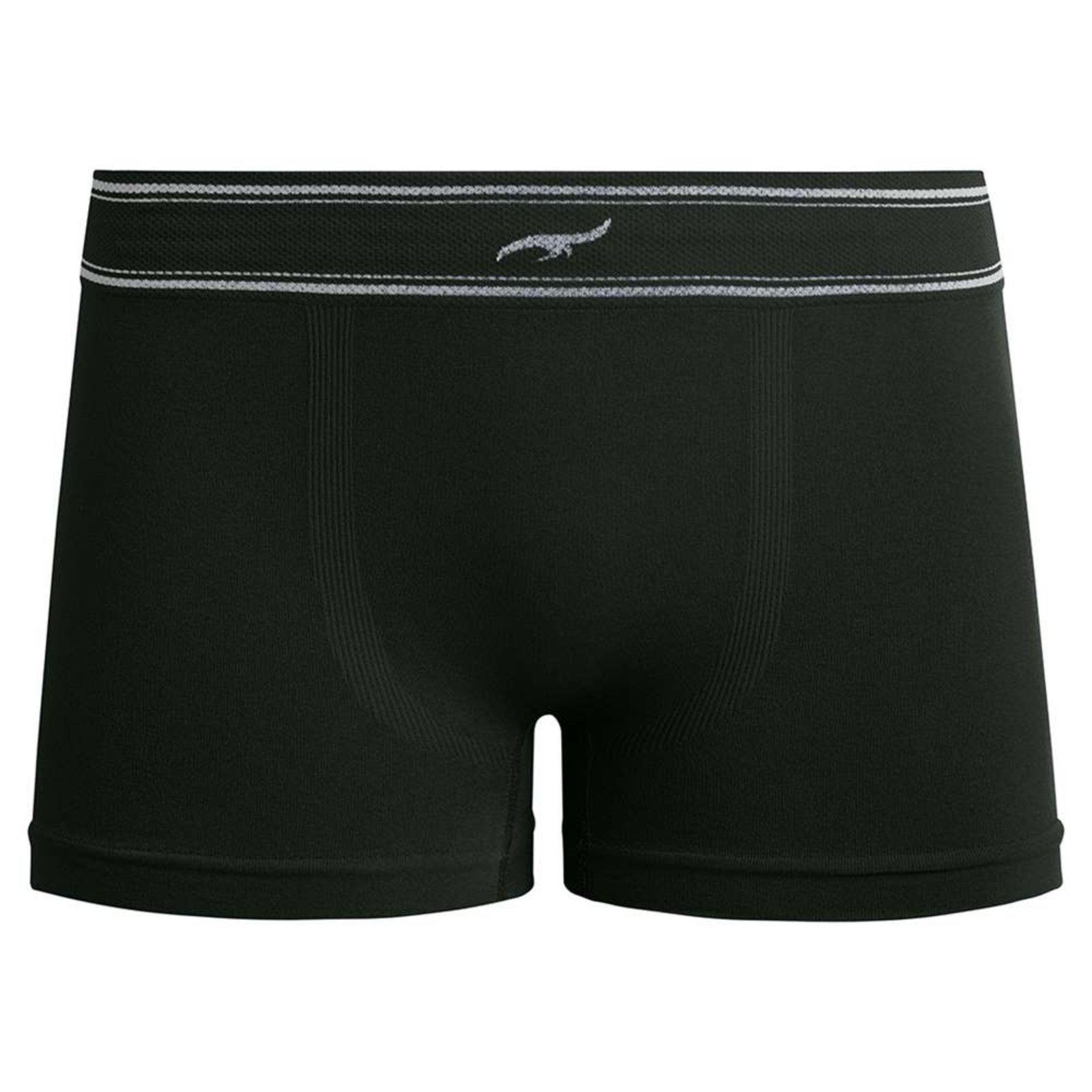 Cueca Boxer Lisa sem Costura Preta Zee Rucci