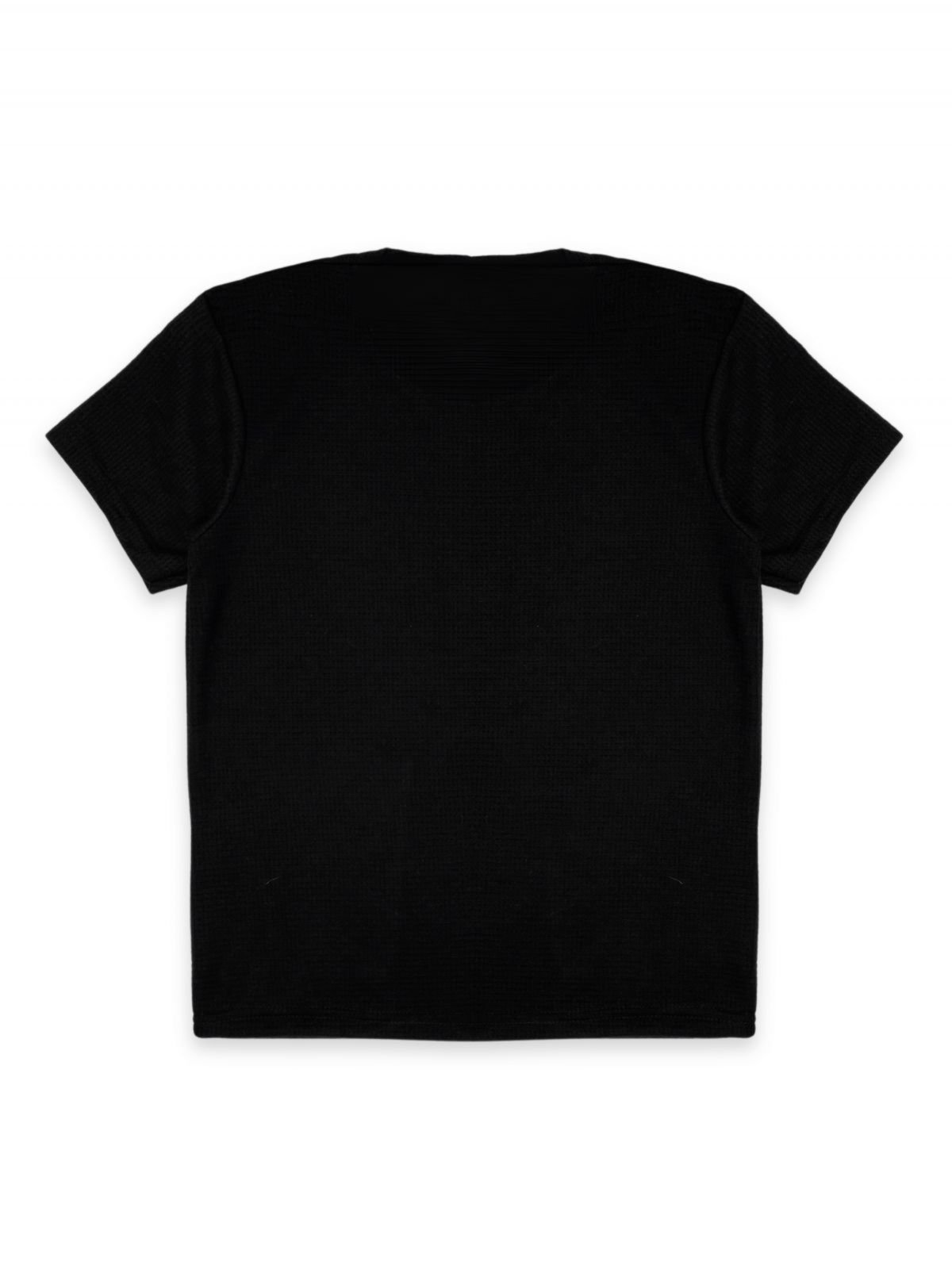 Vista 3 Infantil - Camiseta Platinum Waffle Detalhe Lateral Preta PLATINUM KIDS preto PLATINUM KIDS preto