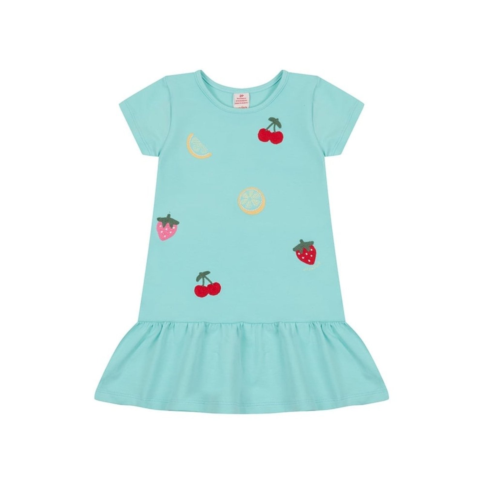 Infantil - Vestido Curto Bordado Menina Marisol