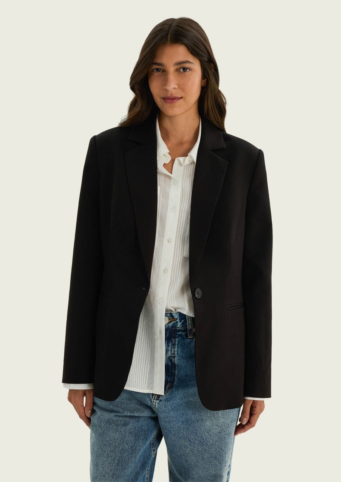 Blazer Feminino Em Crepe Hering