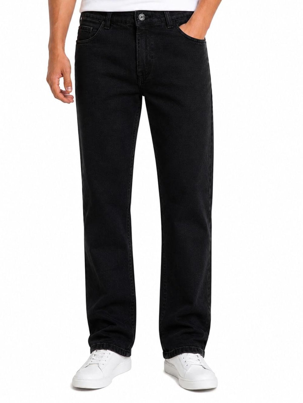 Calça jeans reta
