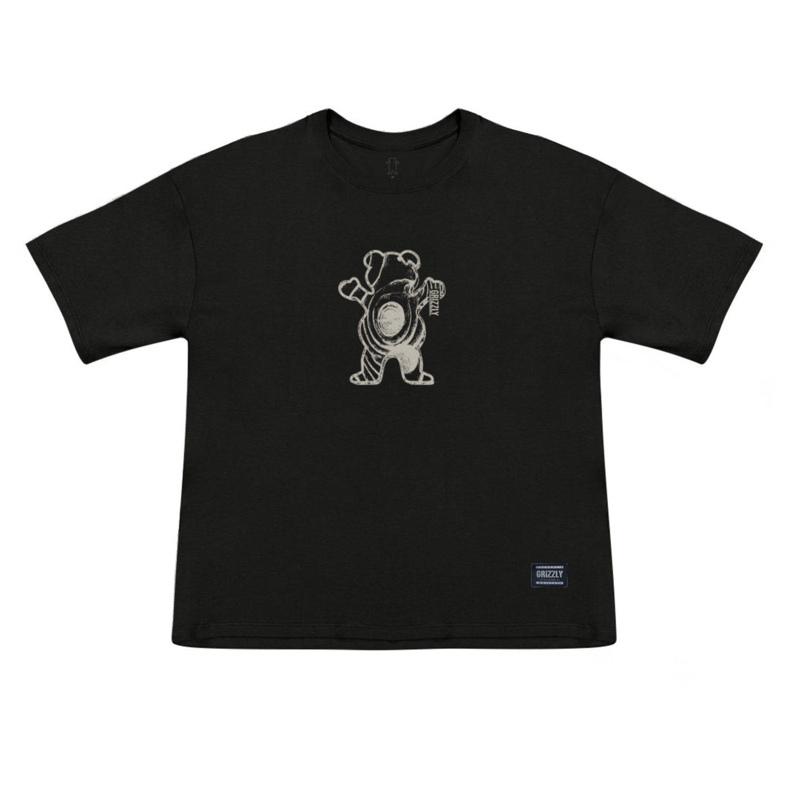 Camiseta Grizzly Red Wood Oversized Tee - BLACK
