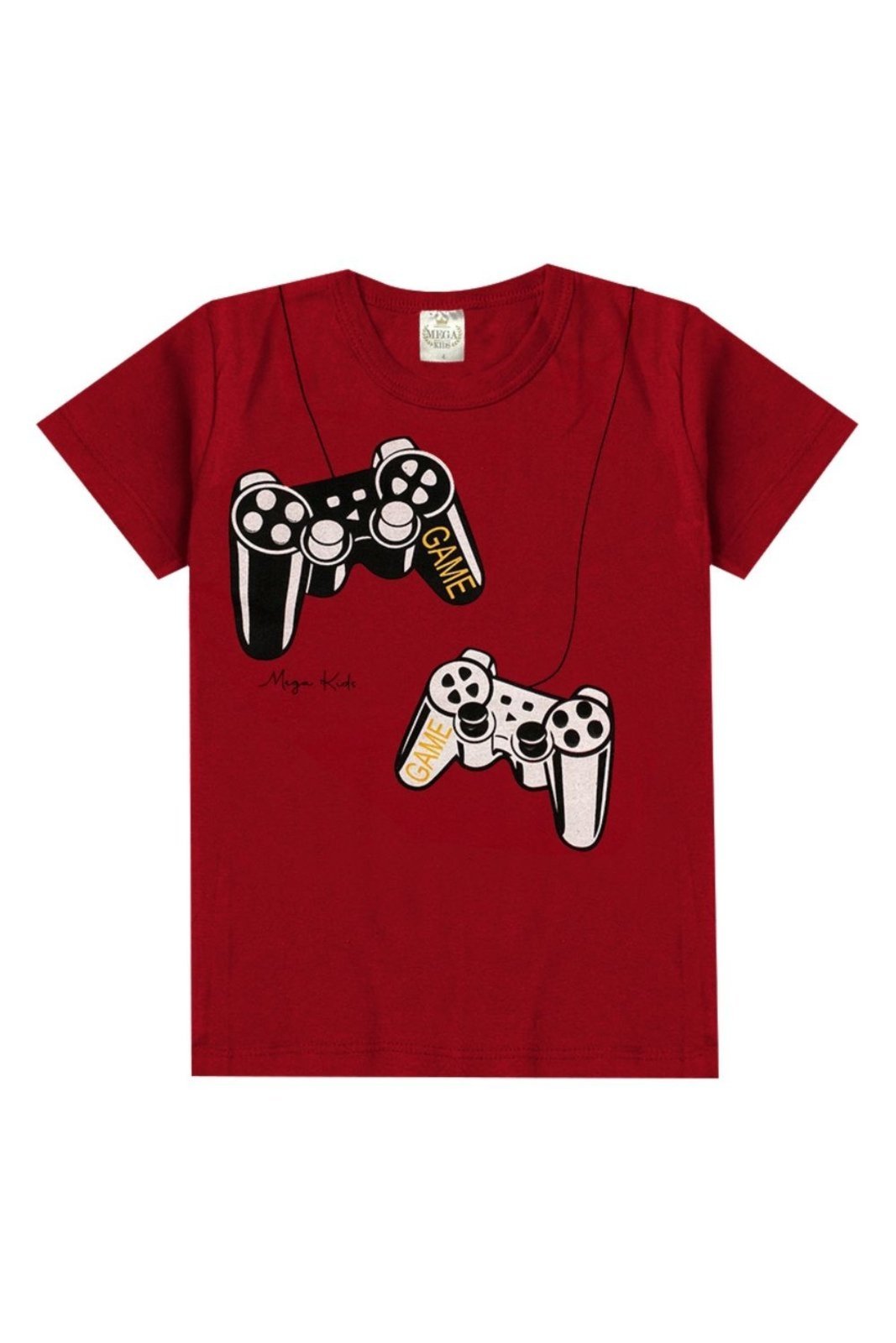 Vista 3 Infantil - Conjunto Verão Masculino Controle - Vermelho Mega Kids unico Mega Kids unico
