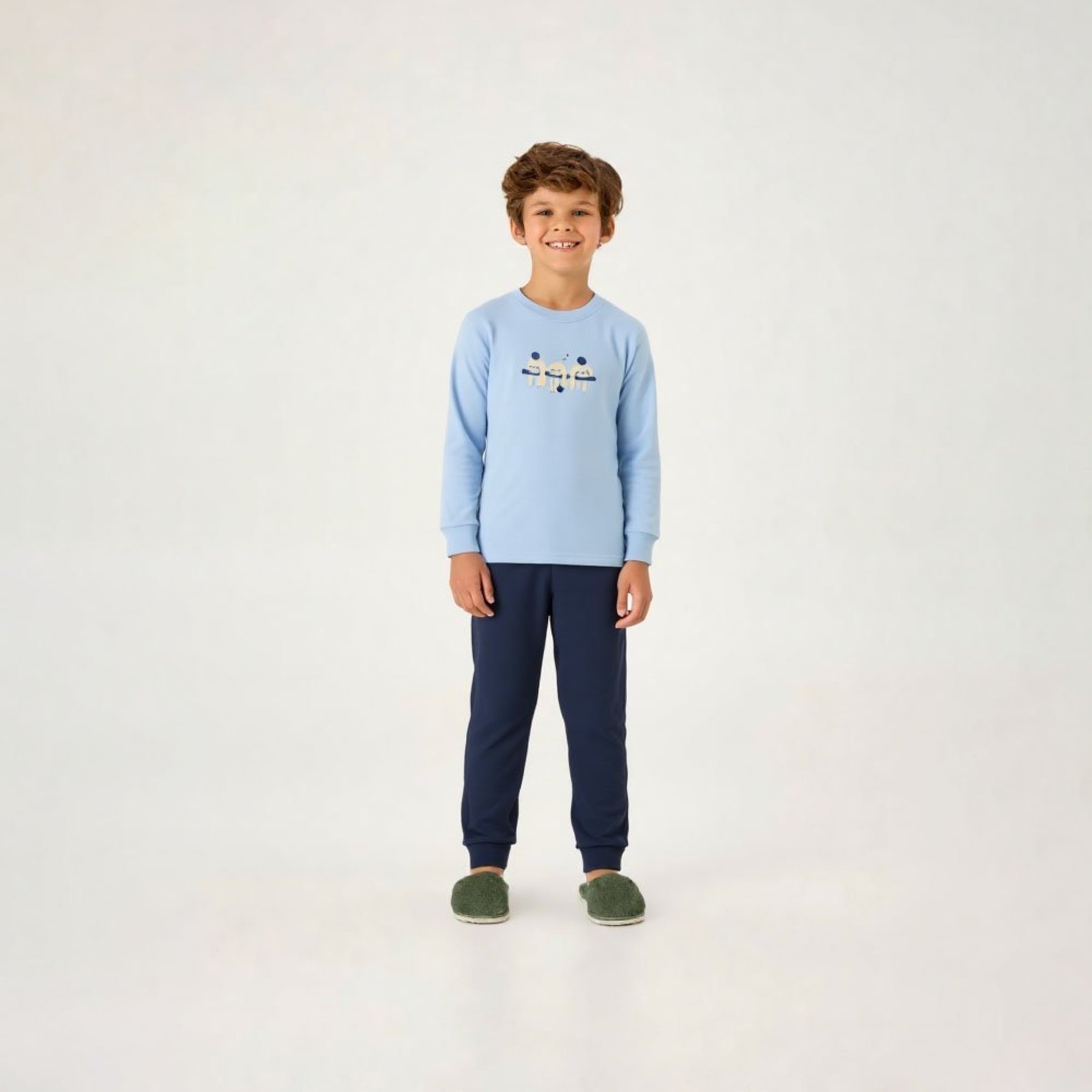 Pijama Azul Juvenil Pulla Bulla Menino - 200981-904