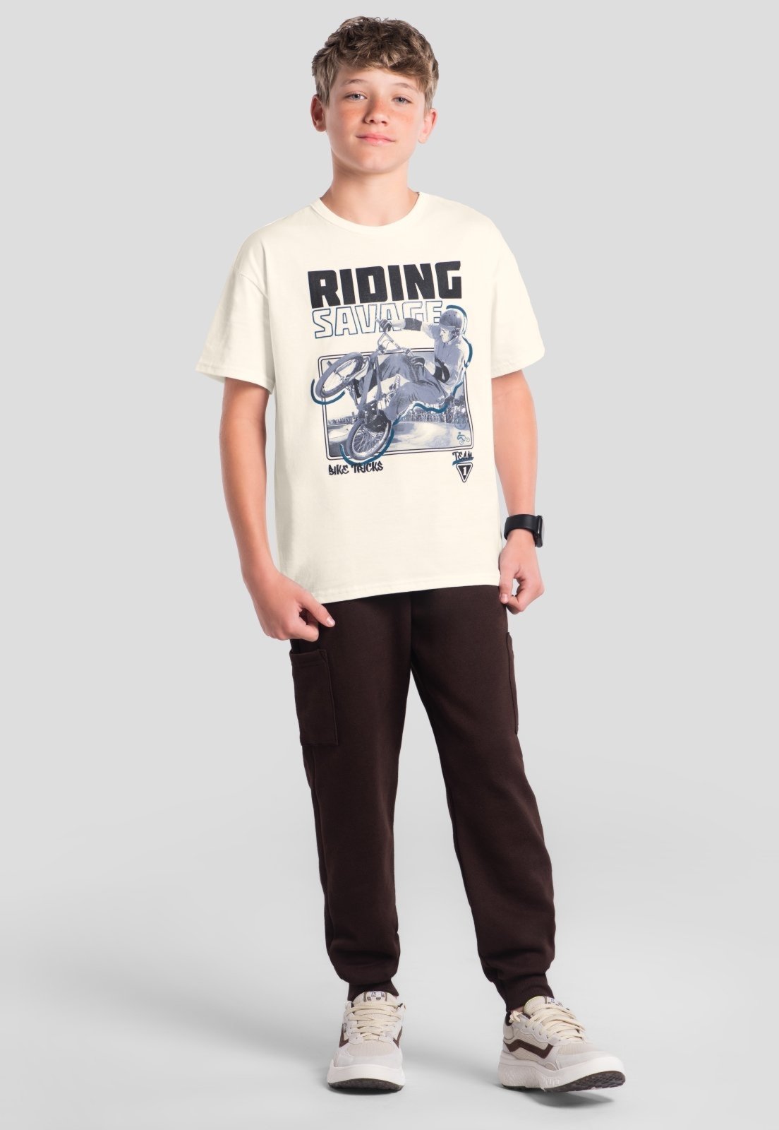 Infantil - Camiseta menino de bike Brandili Young