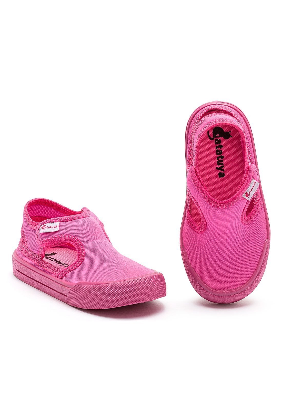 Infantil - Sandália Papete Menina Confortável Escolar Antiderrapante Pink MzKid