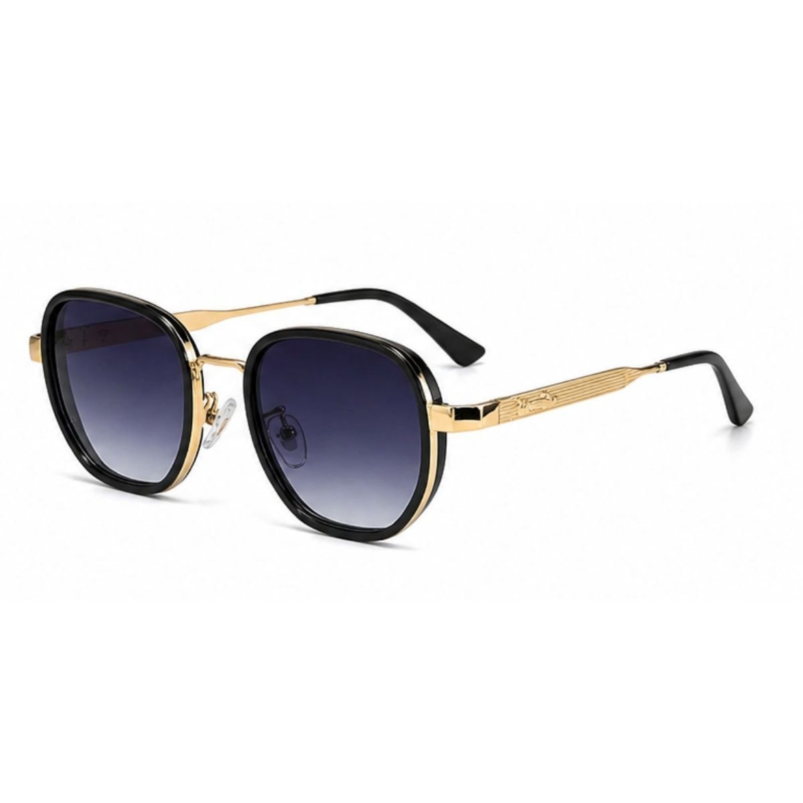 Óculos de Sol Retrô Luxo Vintage UV400 Fashion Azul