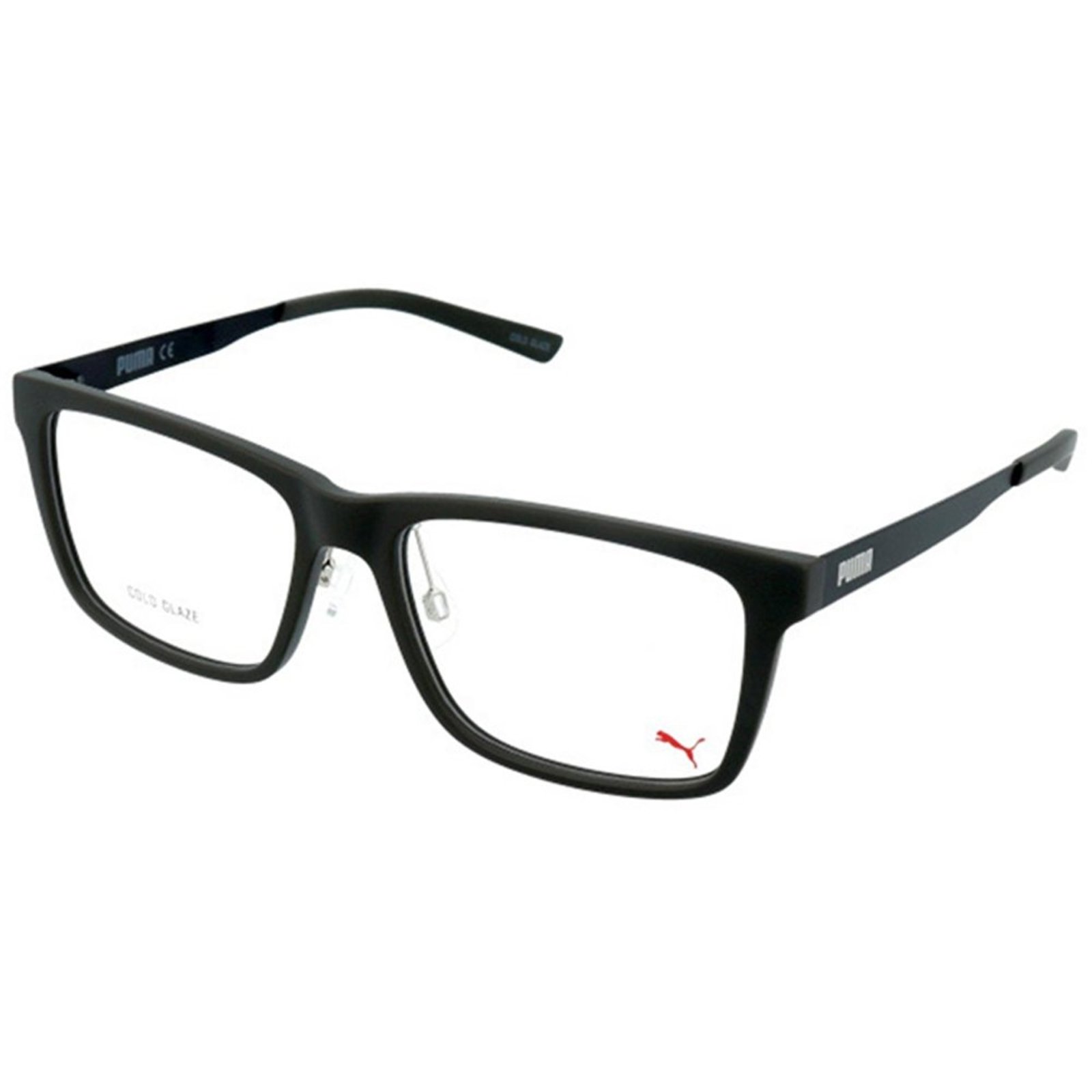 Armação Puma PE0116O 002 Cinza Masculino