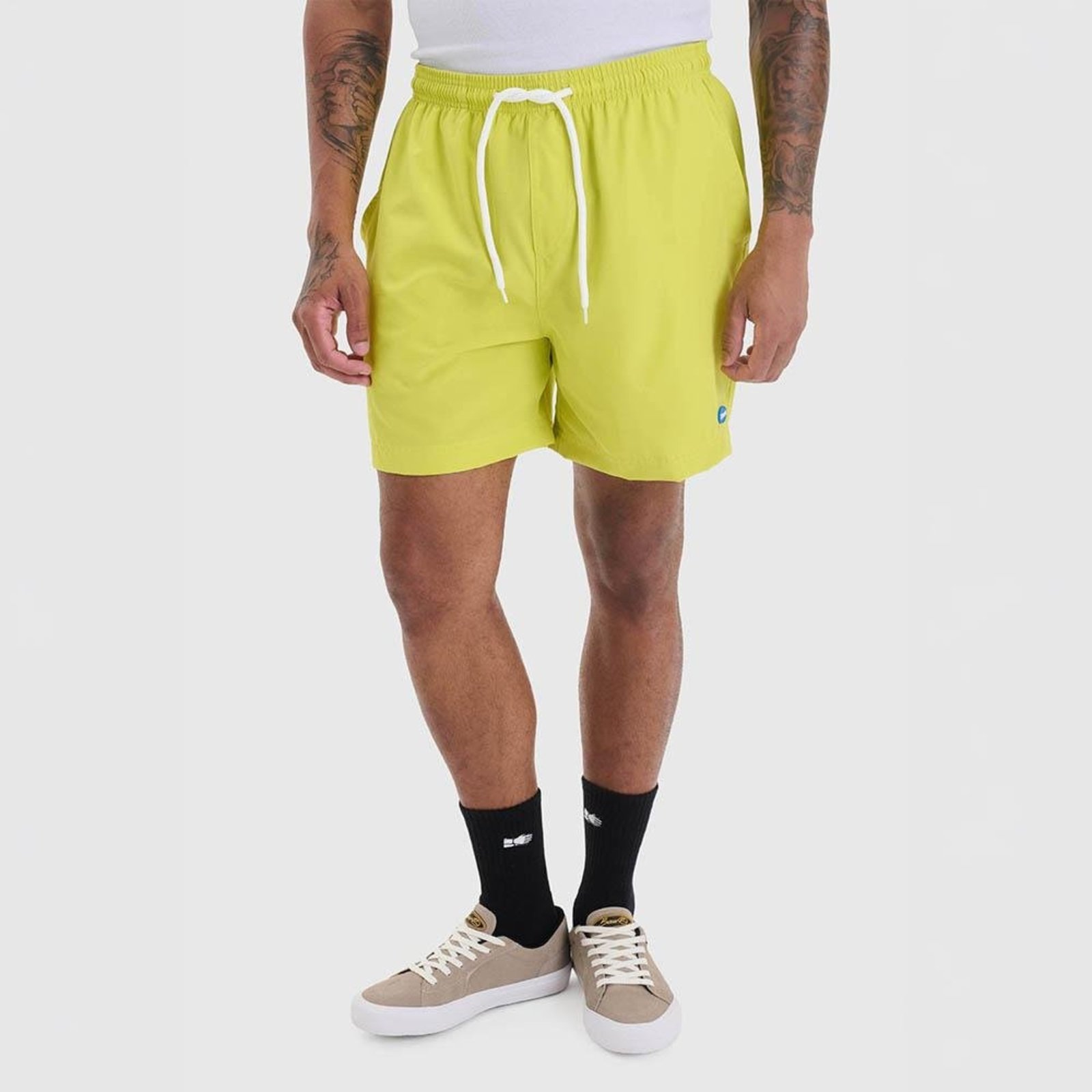 Beach Shorts Basic Elipse Amarelo
