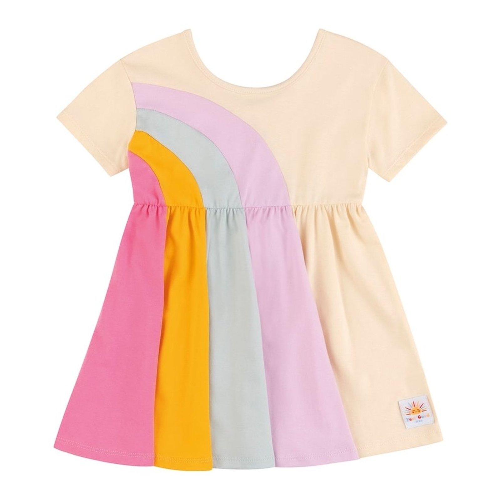 Infantil - Vestido Curto Arco-íris Menina Marisol