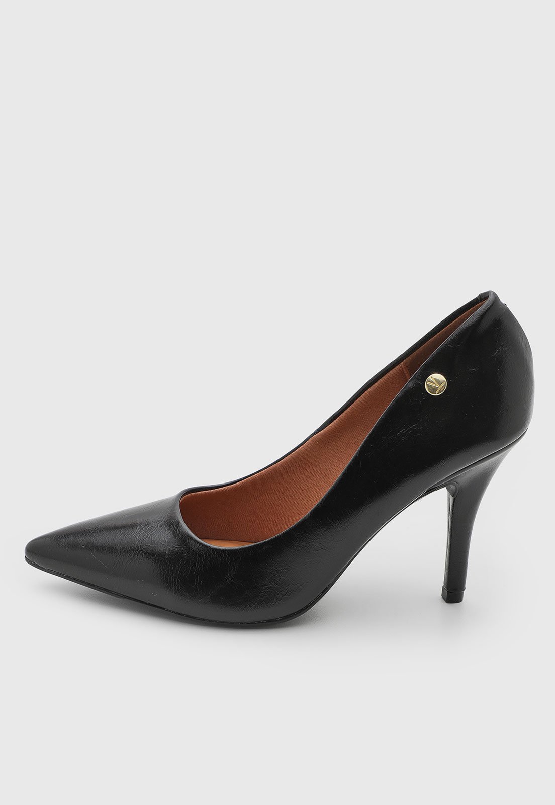 Scarpin Feminino Vizzano Bico Fino Preto