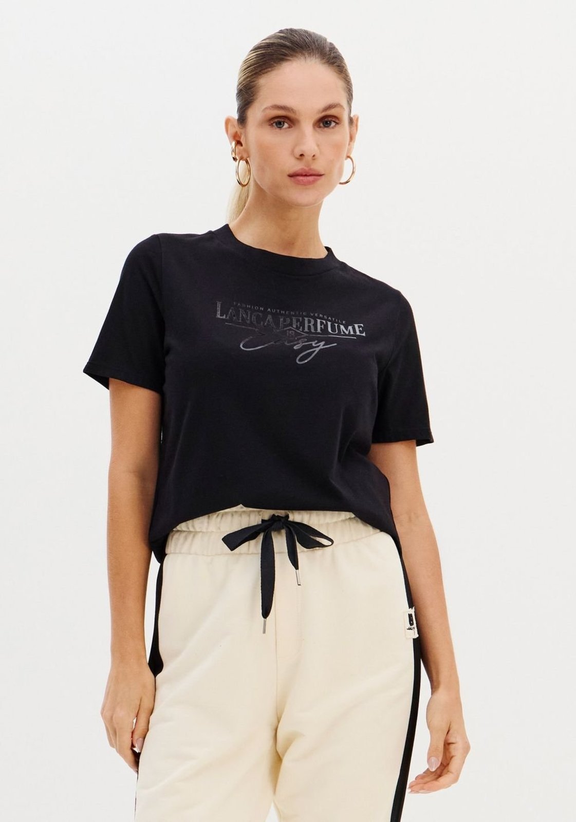 T-shirt Tradicional Com Estampa E Manga Curta Sport Easy