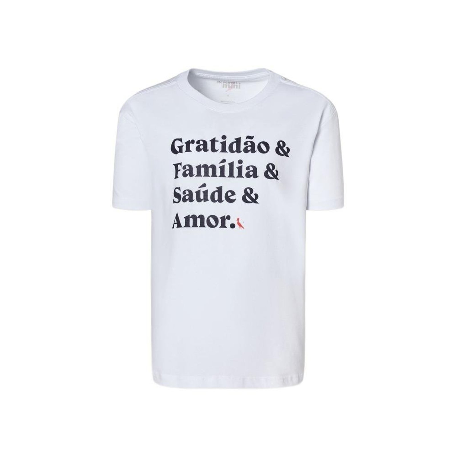 Infantil - Camiseta Mini Família Gratidão Reserva Mini