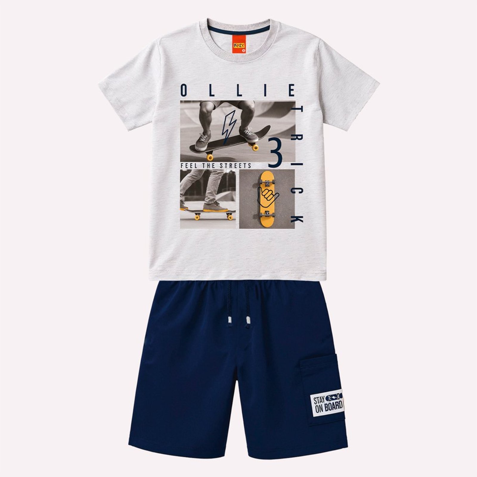 Infantil - Conjunto Menino Skate Kyly