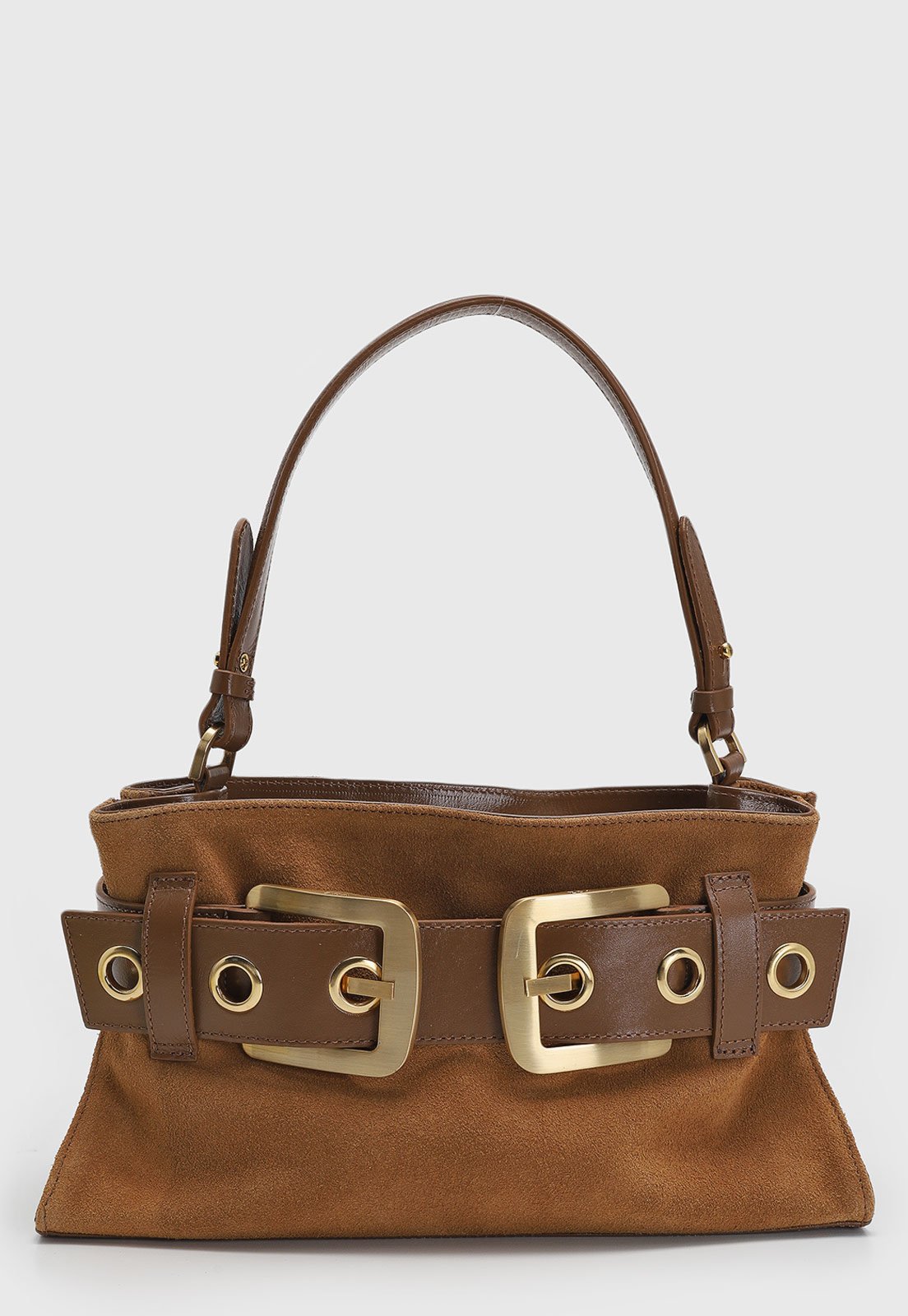 Bolsa Feminina Vicenza Alça Corrente Canela
