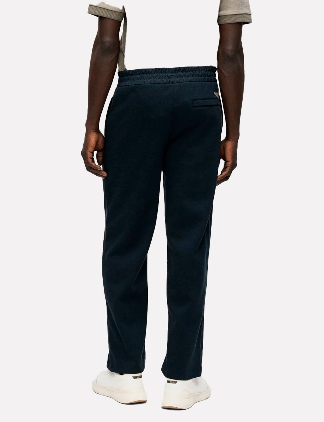 Calça Hugo Boss x Aston Martin Masculina Moletom Regular Fit C-Levete 242_AM Azul Marinho