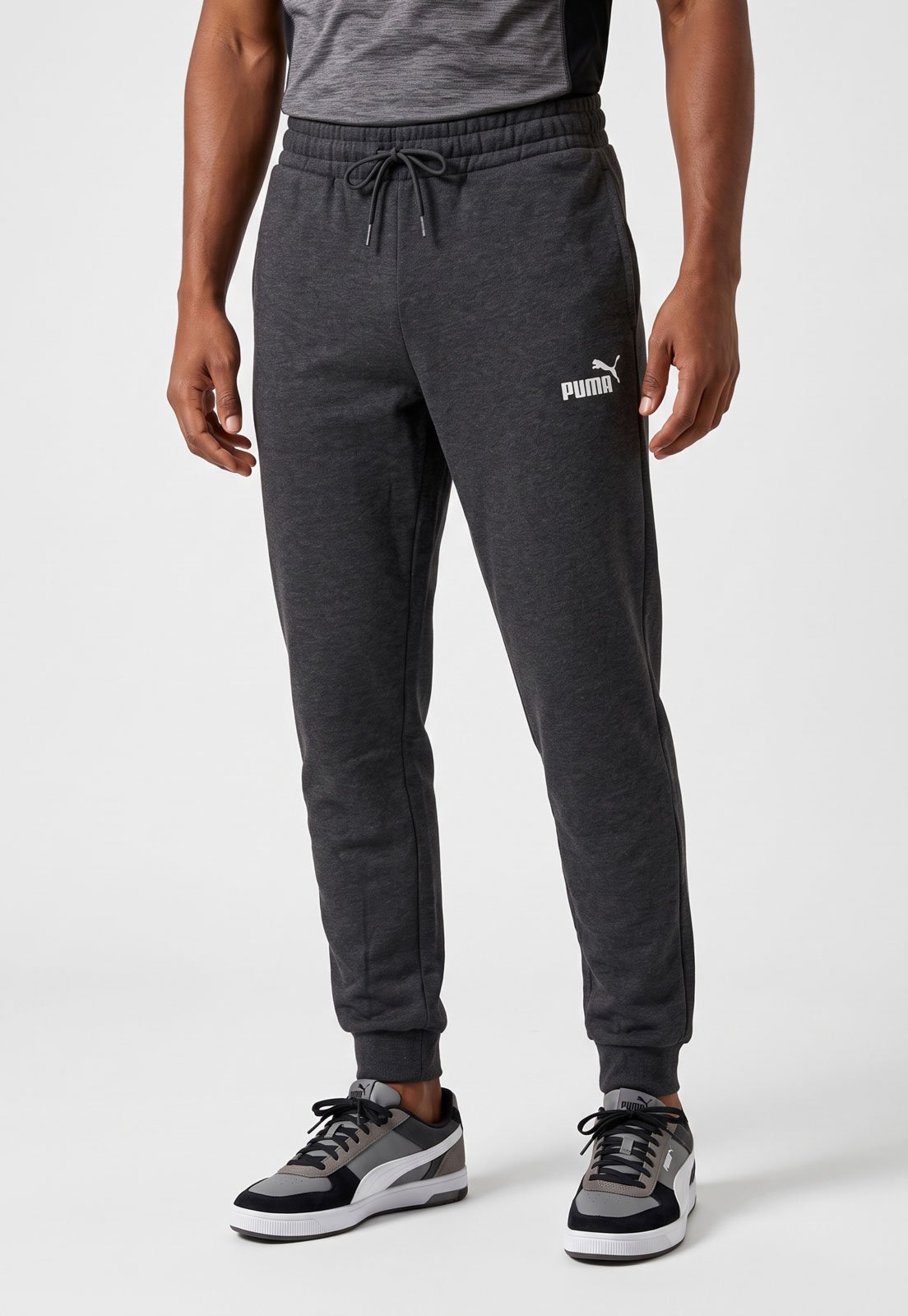 Calça Masculina Puma Jogger ESS NO. 1 Logo Cinza