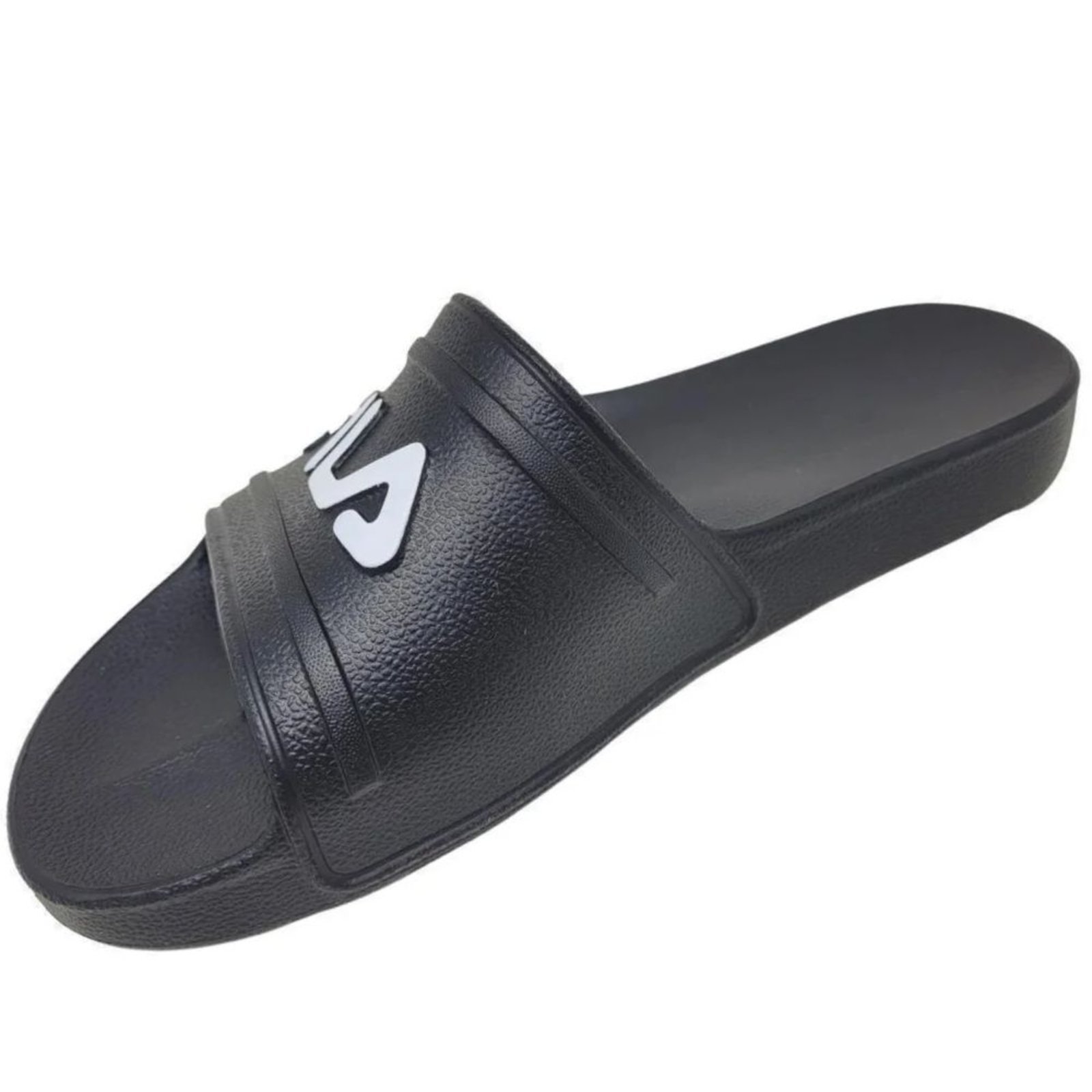 Vista 3 Chinelo Fila Sleek Slide Masculino preto Fila preto