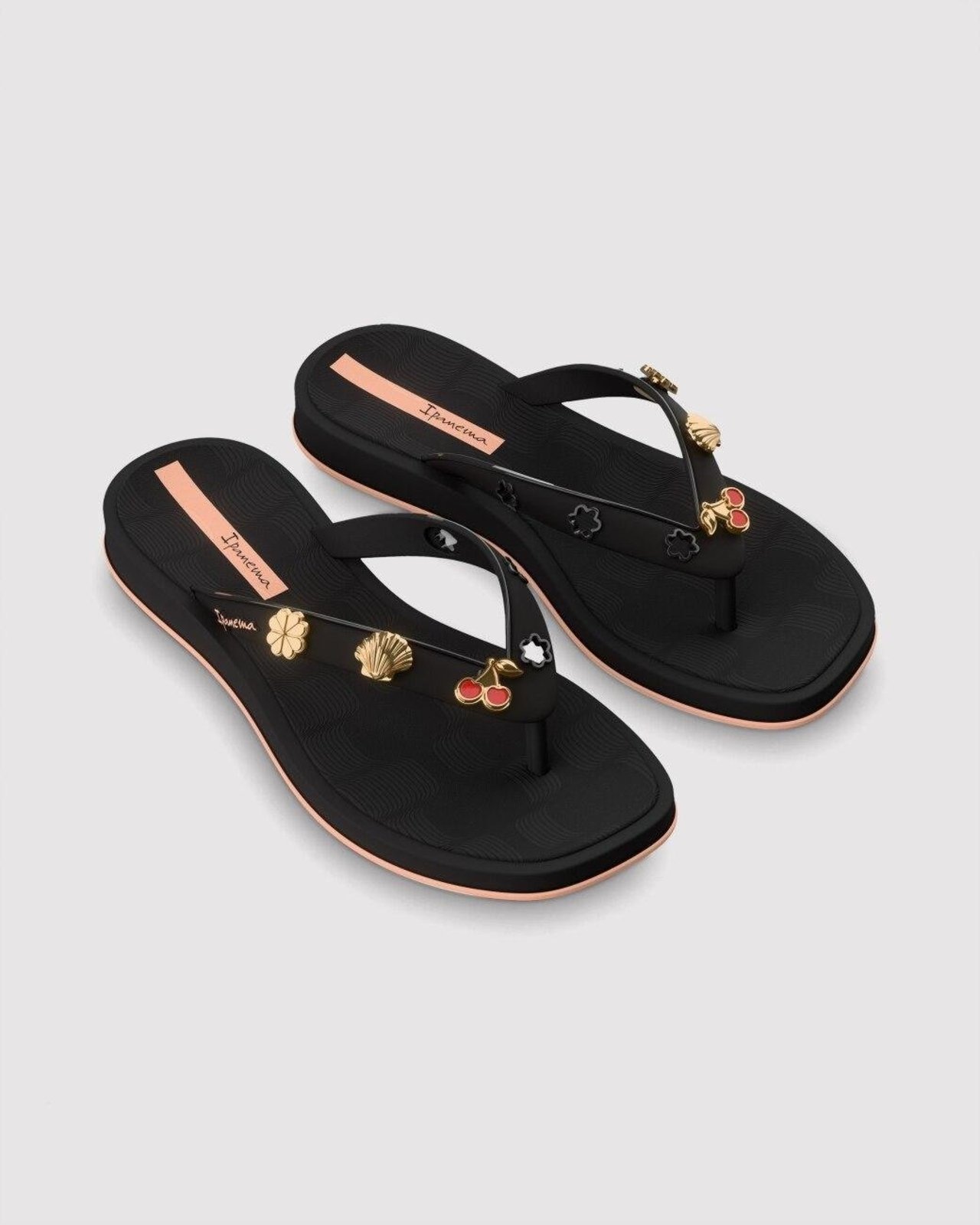 Chinelo Dedo Feminino Ipanema Pin Mania Preto